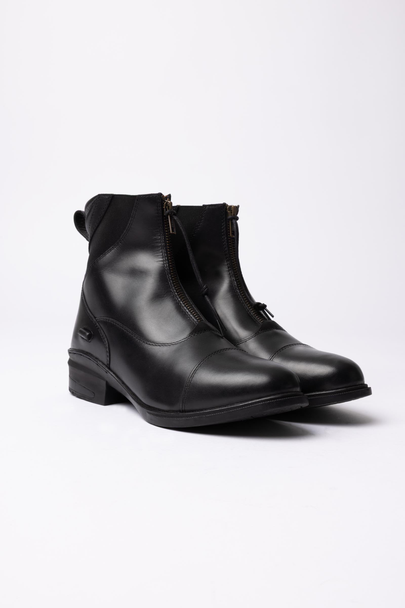 Horze Oldenburg bottines jodhpur en cuir avec fermeture &eacute;clair frontale