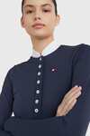 Tommy Hilfiger Equestrian T-Shirt de concours &agrave; manches longues pour femmes