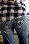 Ariat Whipstitch R.E.A.L. Bootcut stretch jeans avec taille mi-haute