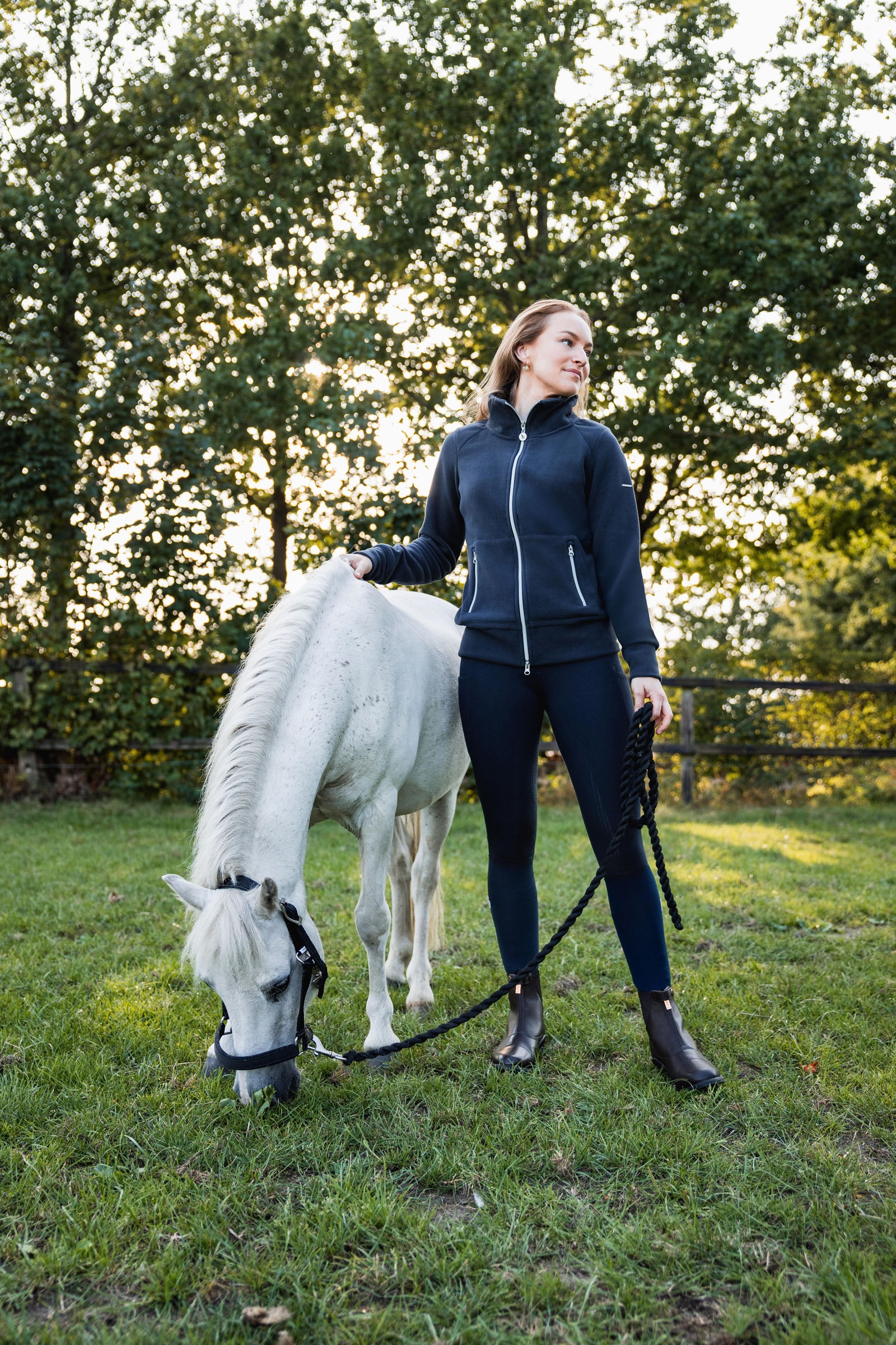 Veste d'&eacute;quitation polaire Horze Ellie, femme