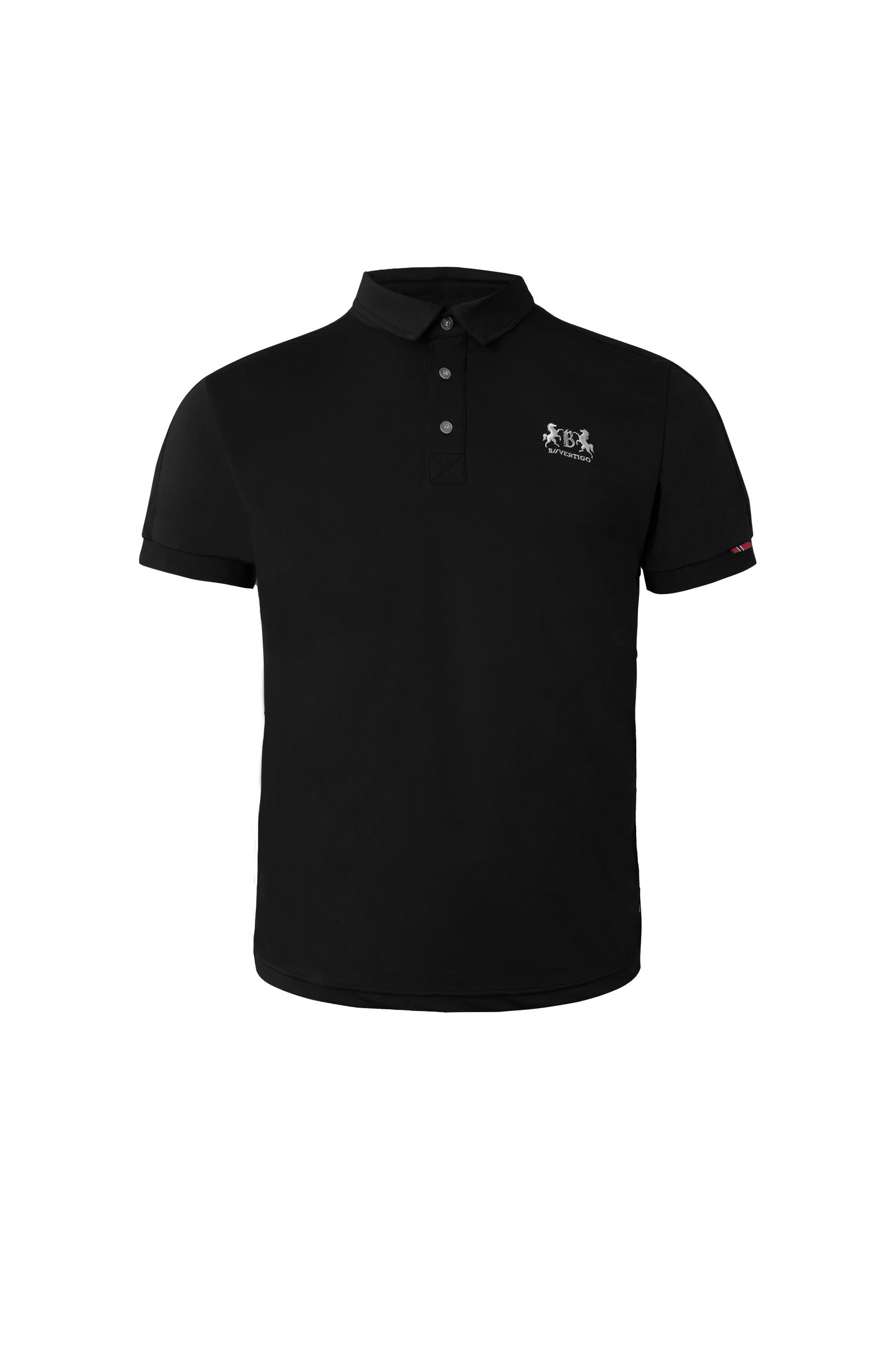 black Polo fonctionnel B Vertigo Flynn pour homme