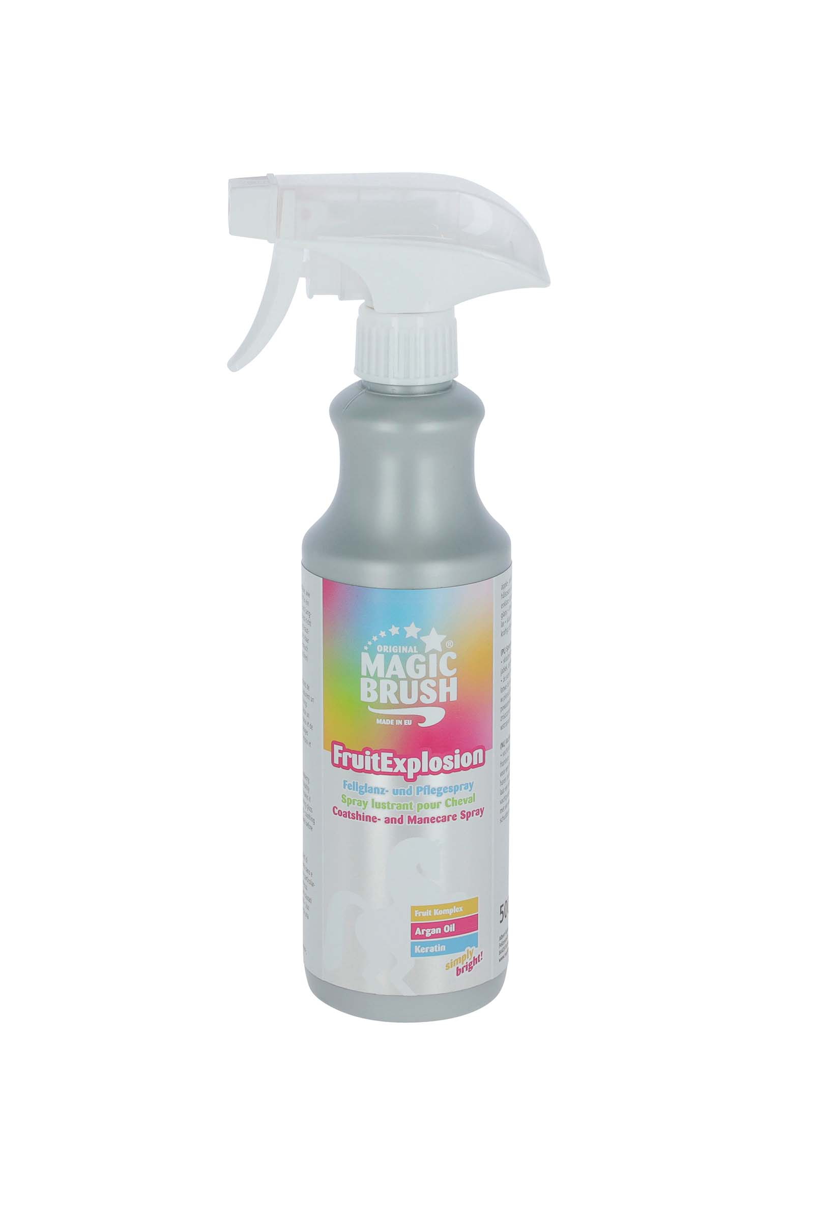 MagicBrush Fruit Explosion spray de brillance et de soin pour robe et crinière, 500 ml
