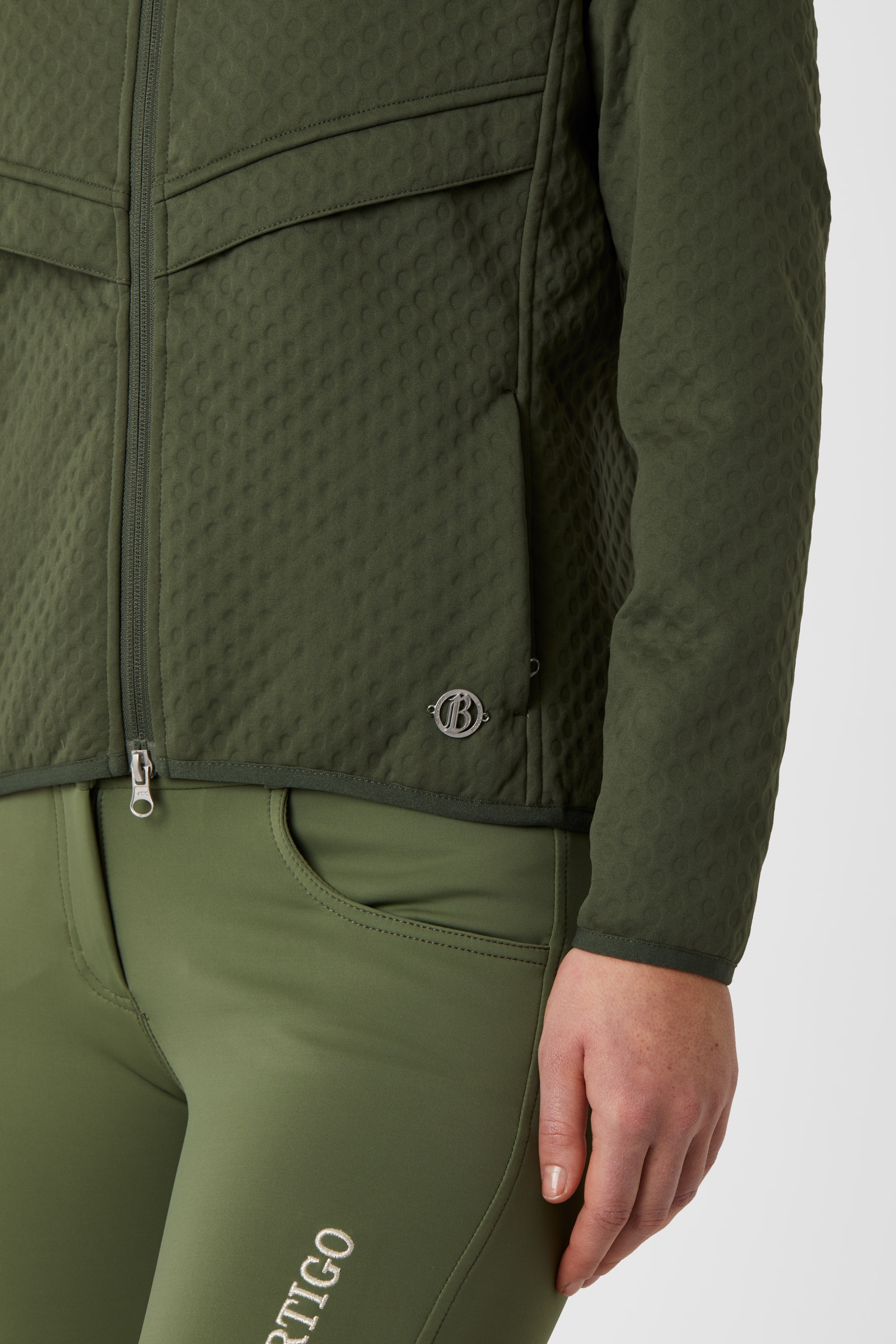 Veste à capuche B Vertigo Norah  en tissu scuba pour femme