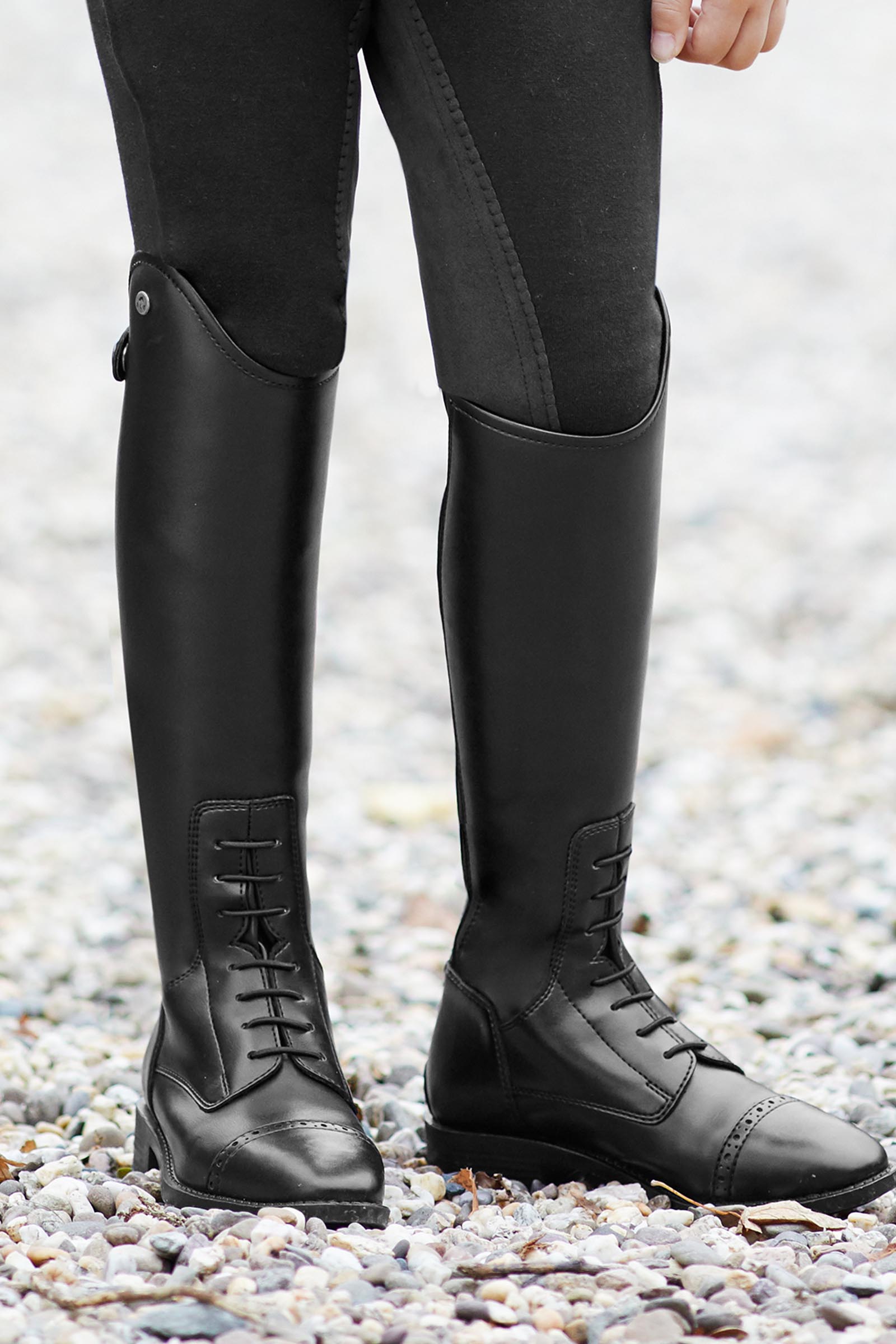 ELT Portland Bottes d'Équitation Enfant, Courtes-Étroites