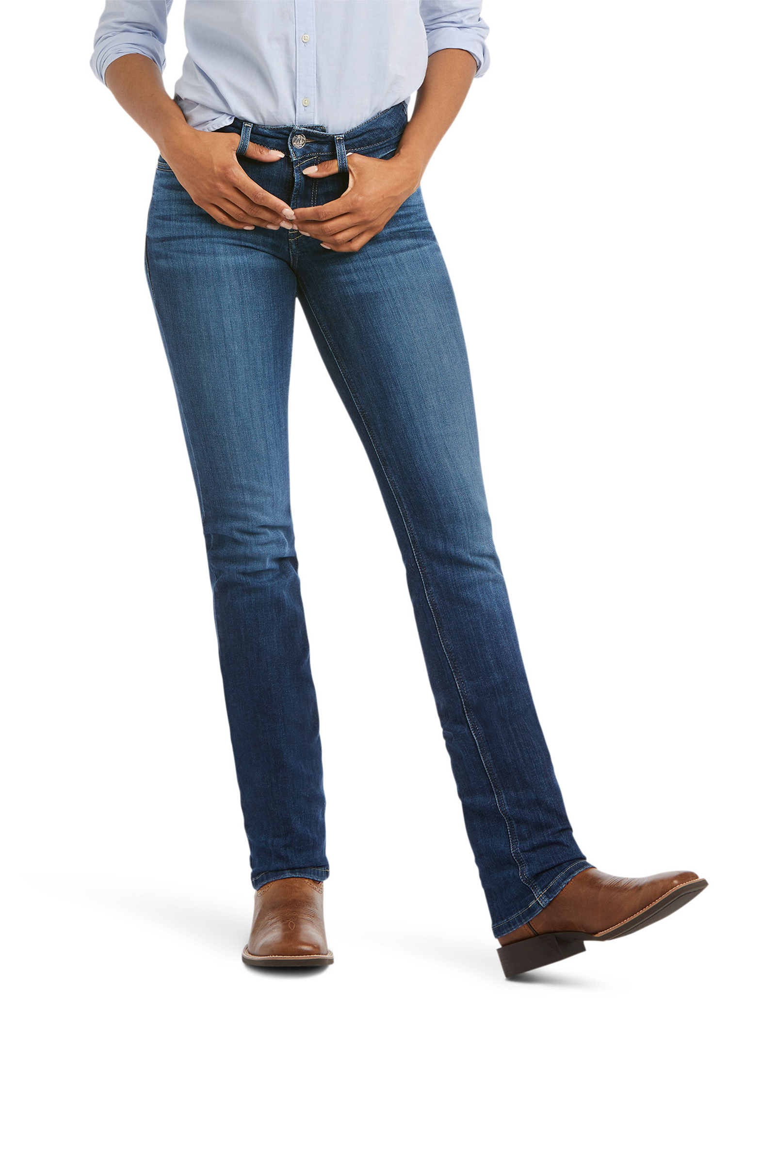 Mackenzie Ariat R.E.A.L. Perfect Rise Abby Straight Jeans