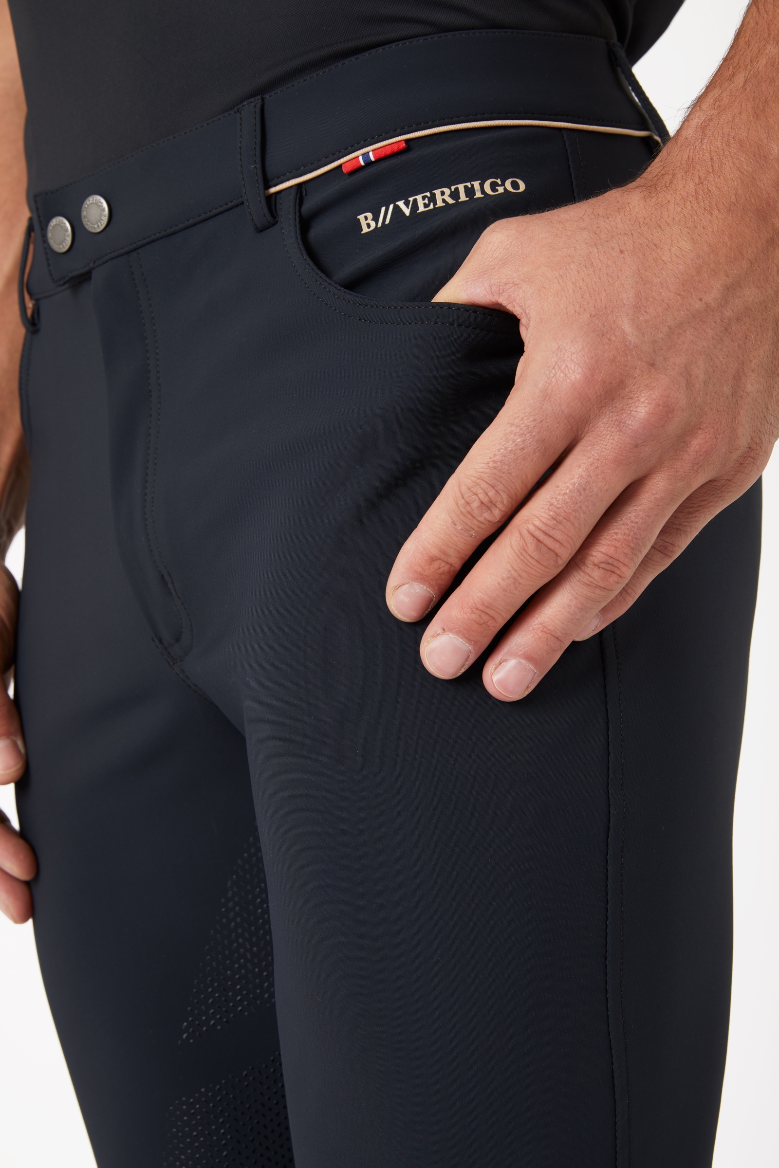 B Vertigo Damien pantalon d&rsquo;&eacute;quitation homme avec fond genoux