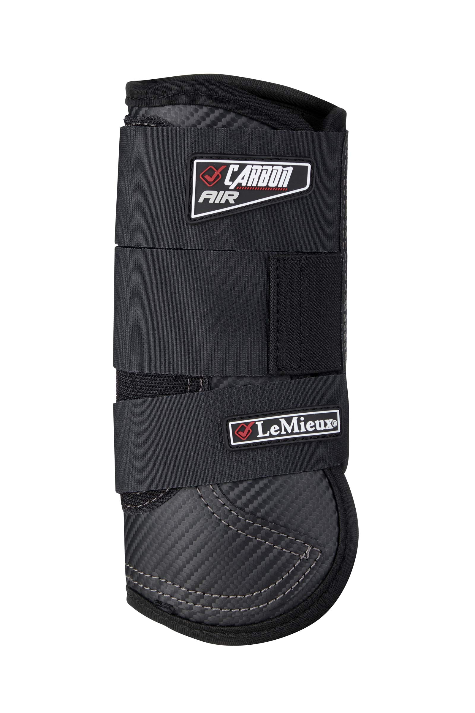 Guêtres de protection protège-tendons LeMieux Carbon Air XC, antérieurs
