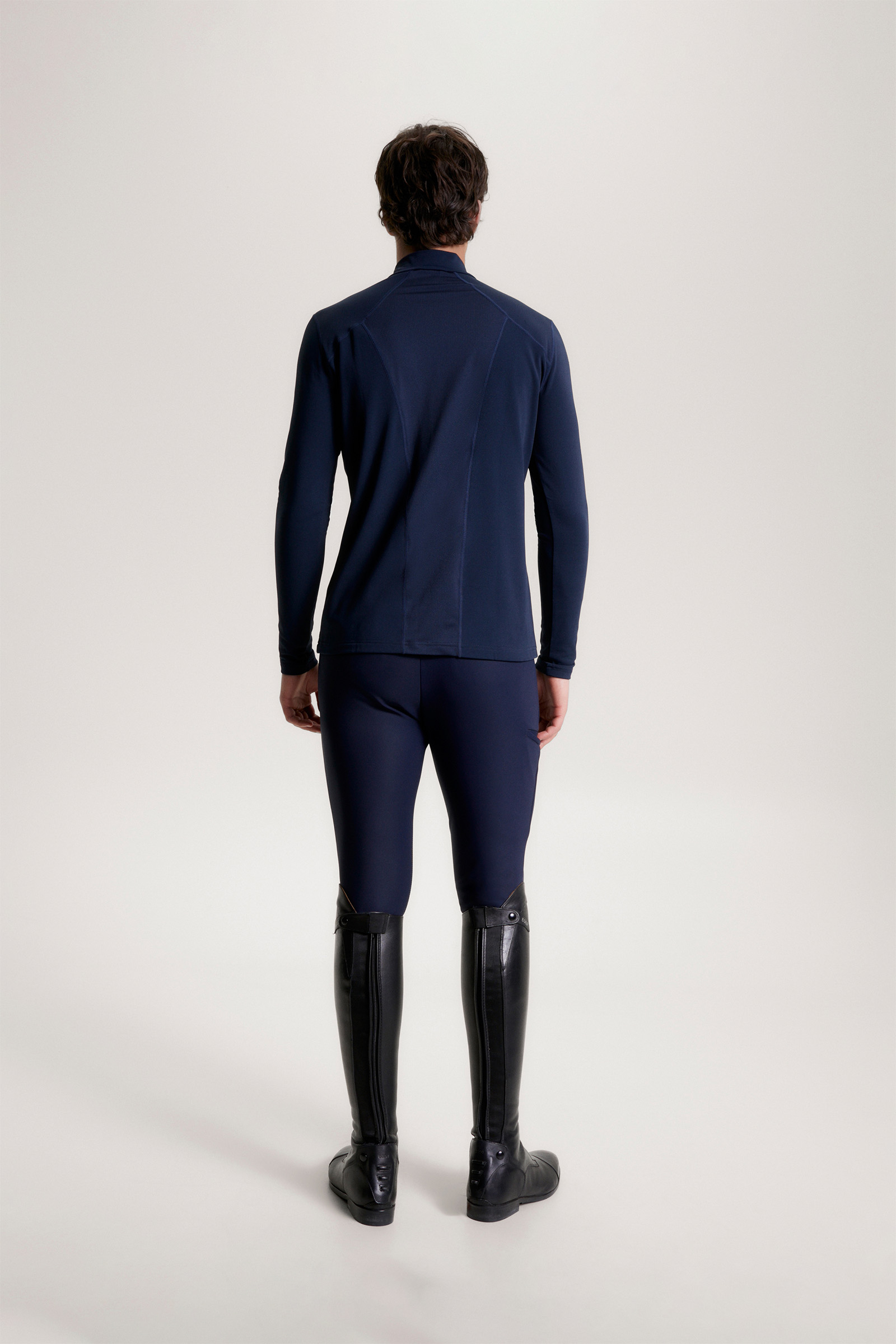 Tommy Hilfiger Equestrian 1/4 Zip Chemise thermique pour homme