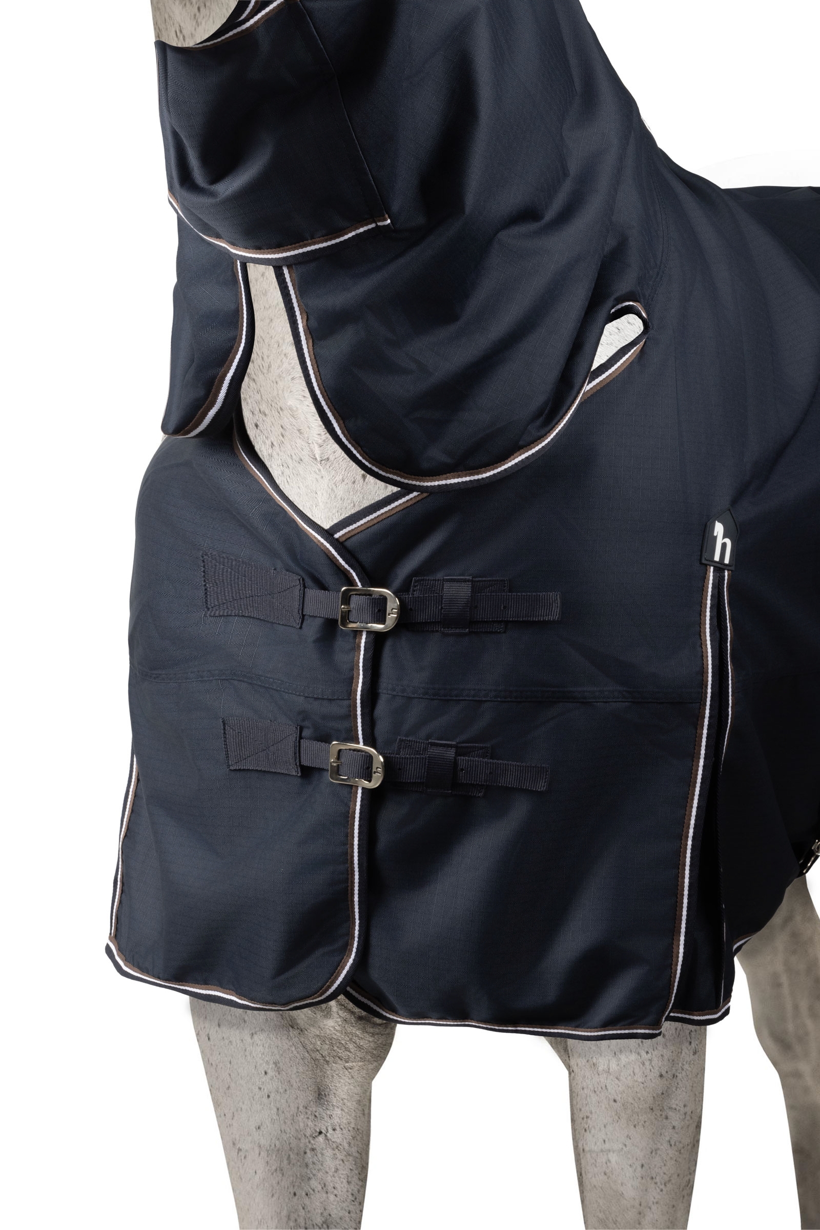 Horze Glasgow couverture d'extérieur avec col fixé, 200 g