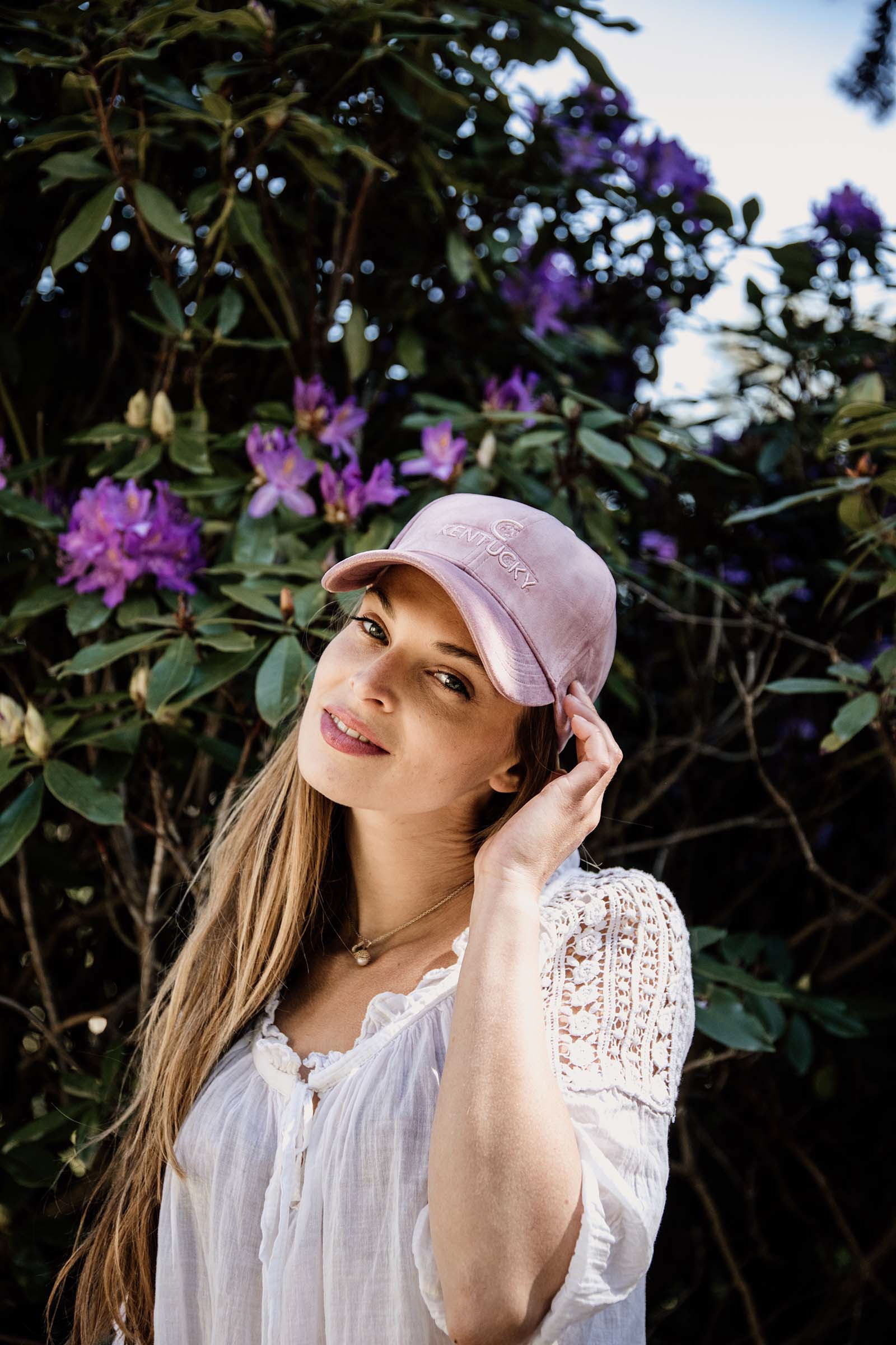 Raspberry Pink Kentucky Horsewear Casquette Velvet