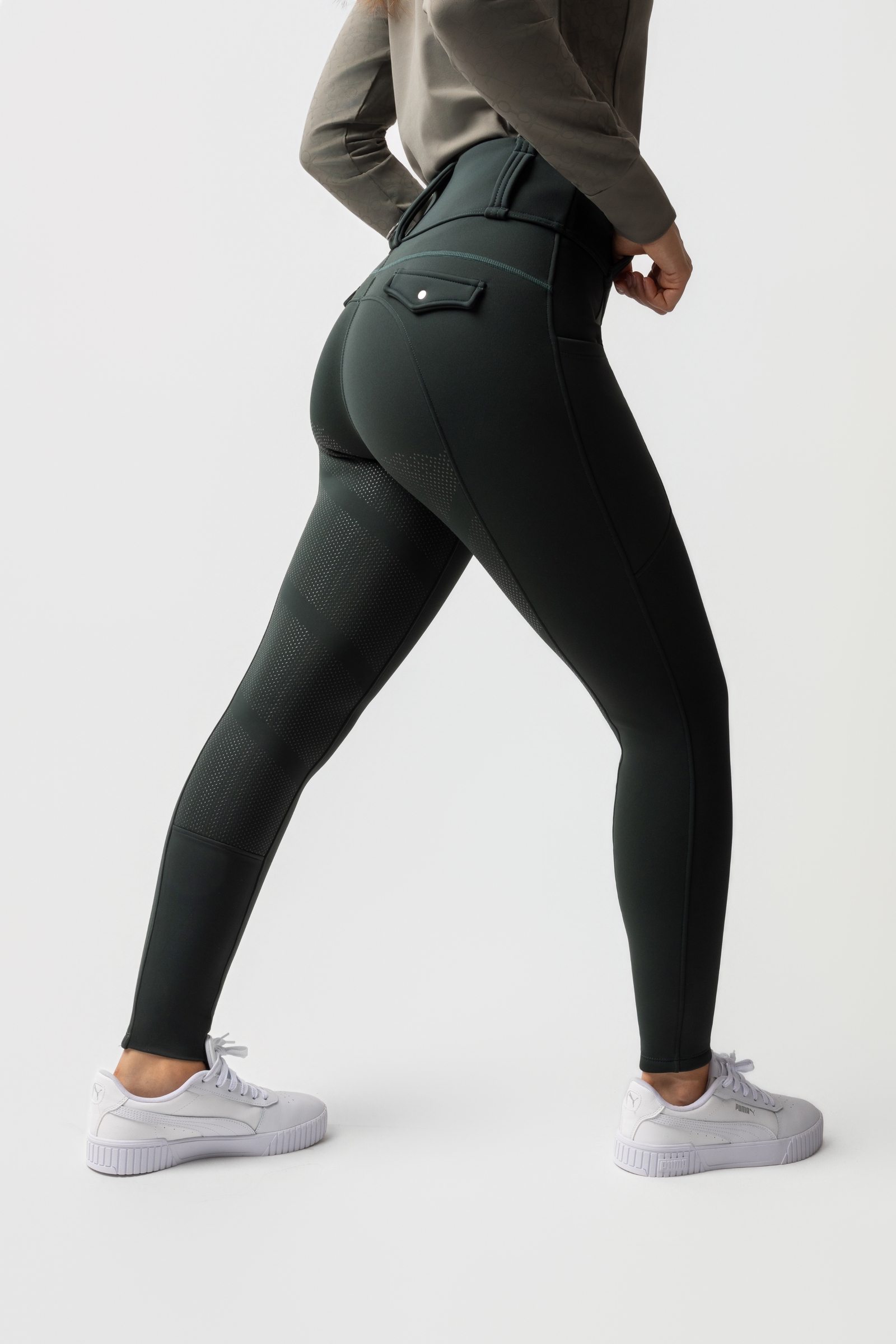 B Vertigo Chiara pantalon d&rsquo;&eacute;quitation compression thermo femme full grip