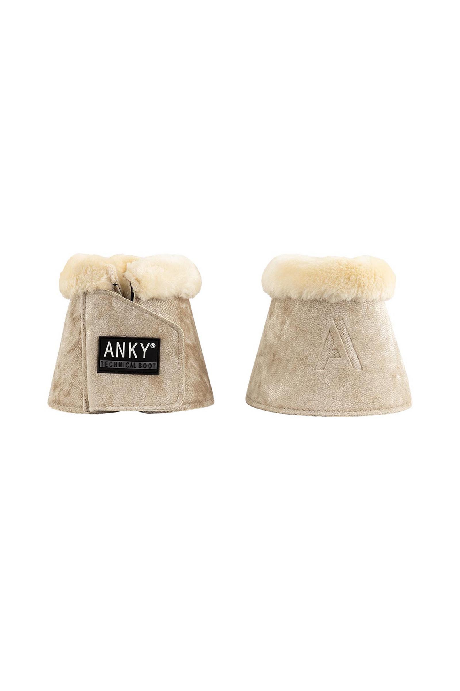 Glamour Beige ANKY Jubilee Cloches fausse fourrure