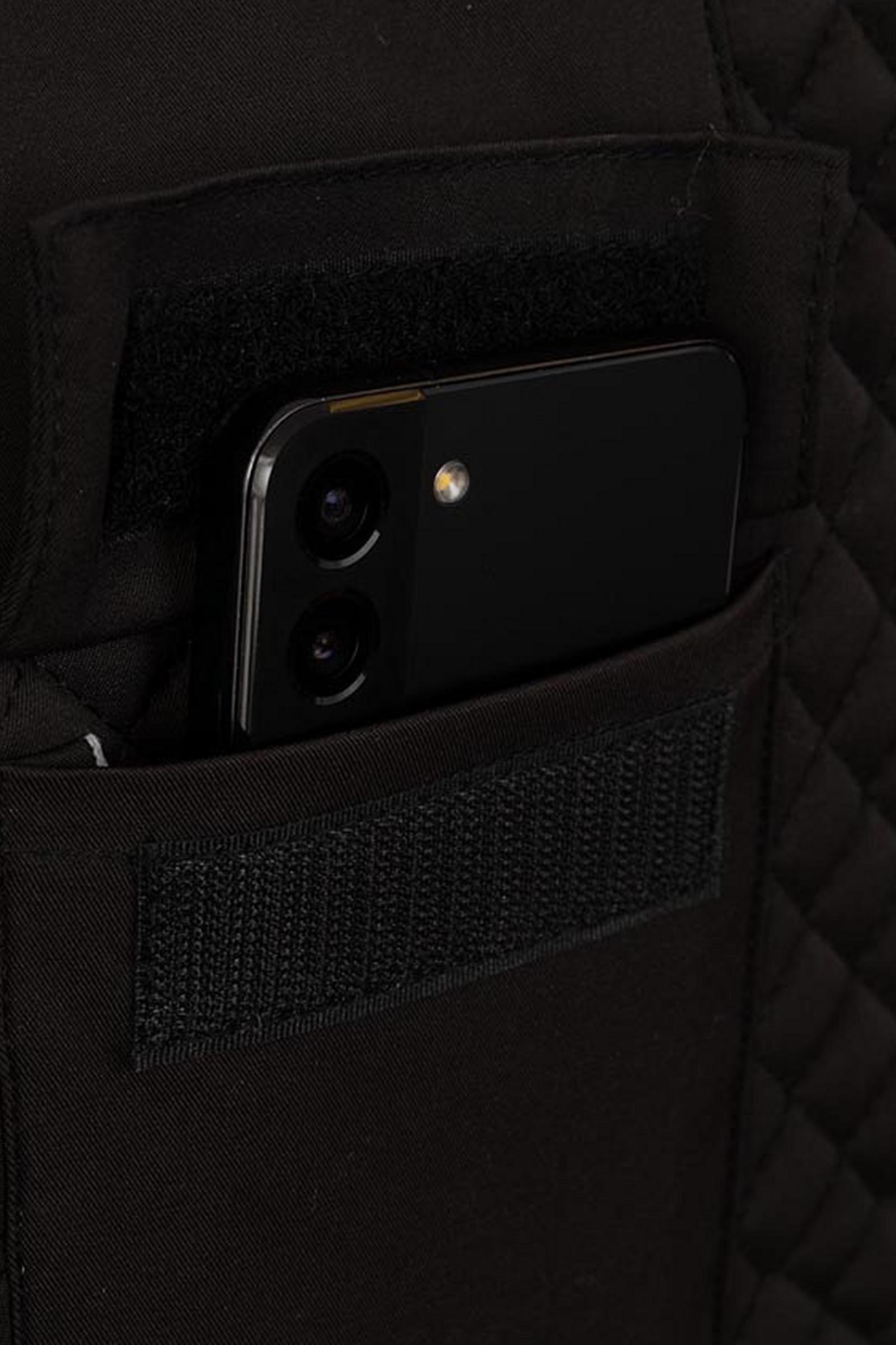 BR Alaska tapis de selle d&rsquo;entra&icirc;nement avec poche pour smartphone