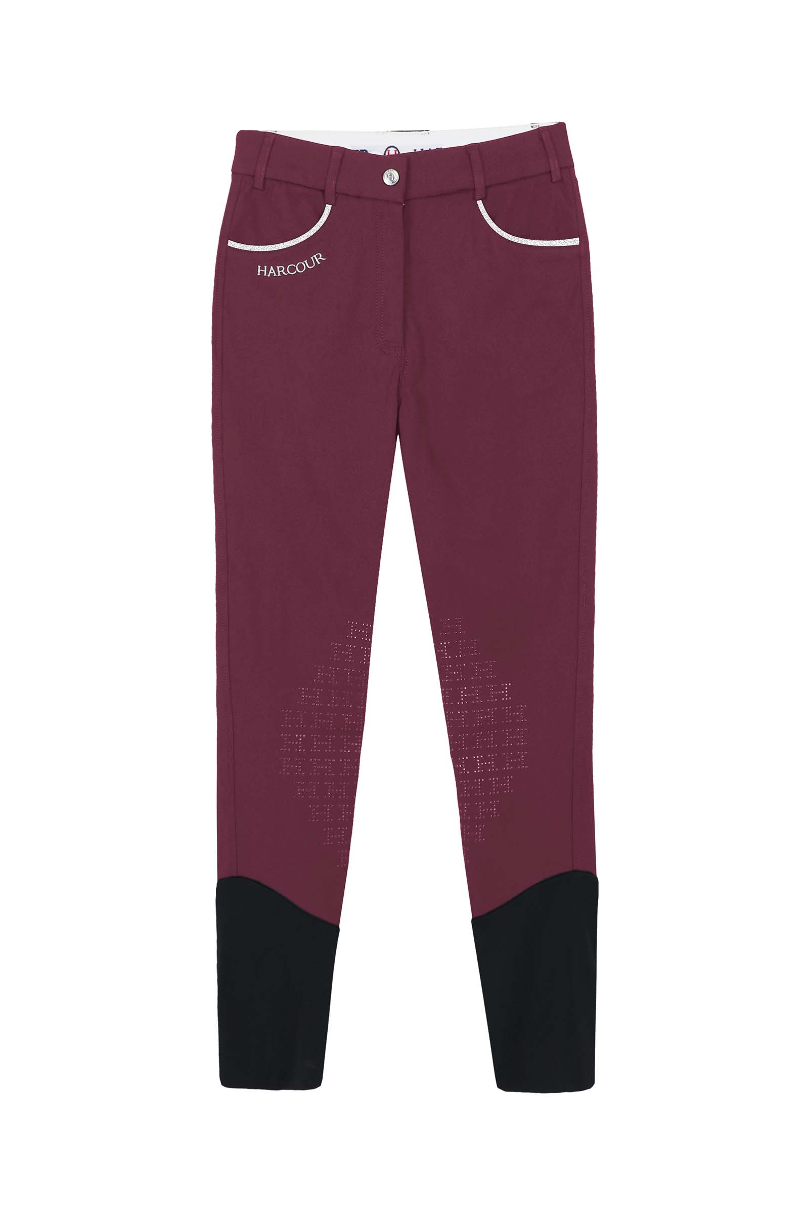 Dark Purple Harcour Jaltika Pantalon d'&eacute;quitation agrippant pour femme