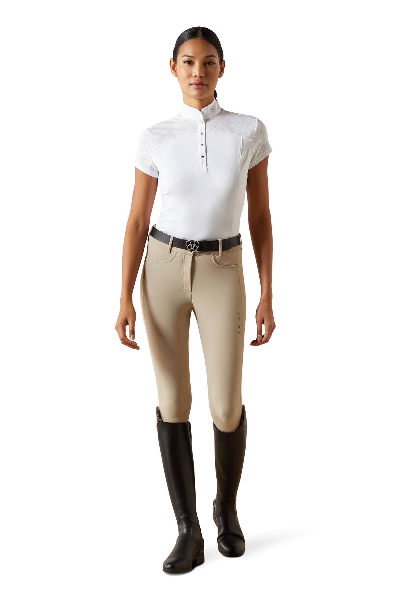 Ariat Bellatrix chemise de concours &agrave; manches courtes pour femme