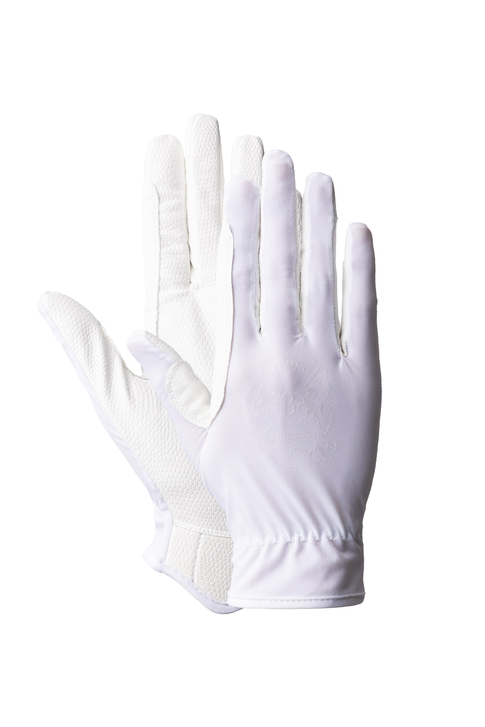 Pure Clean White B Vertigo Odina gants d’équitation, UPF 50+