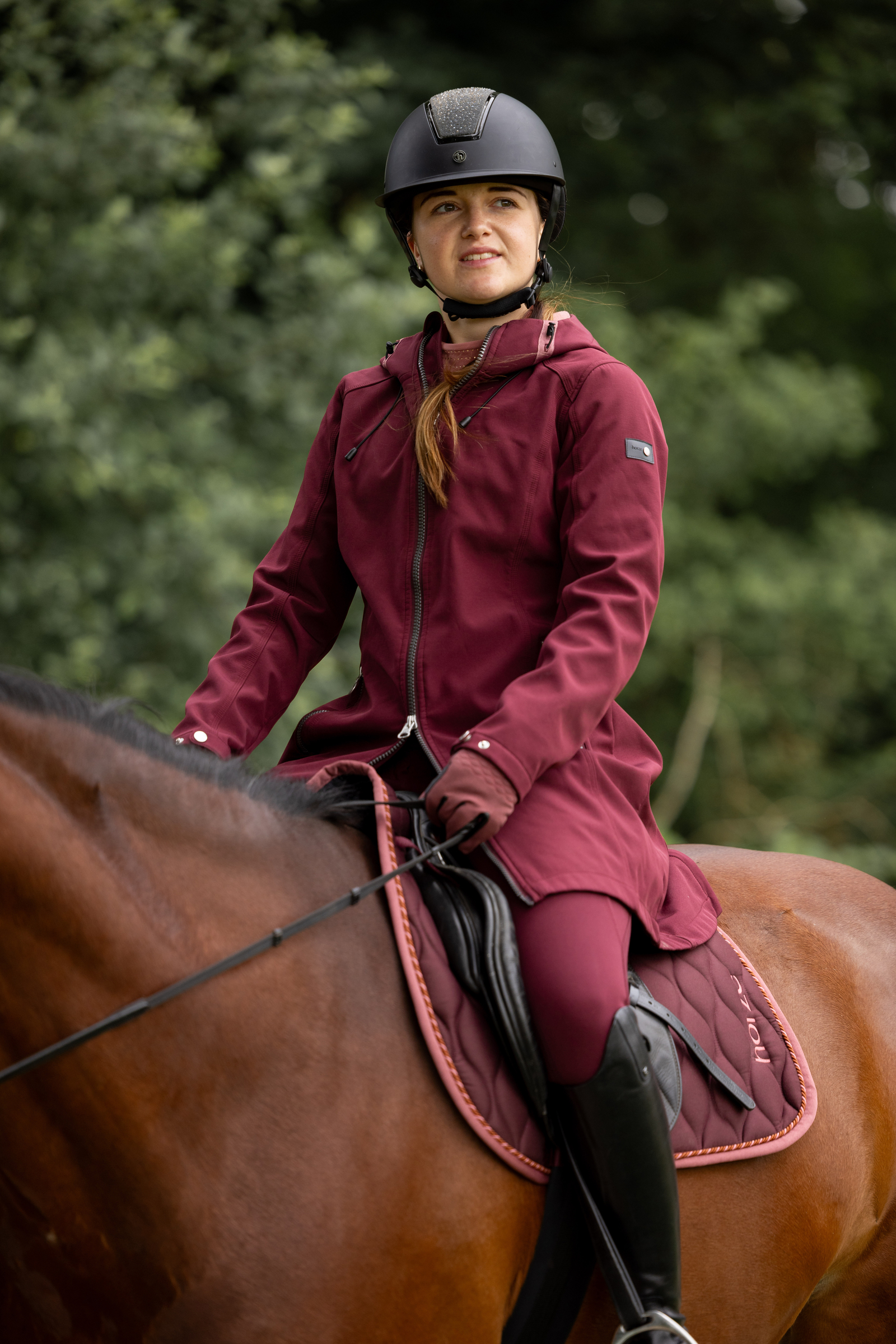 Matching Outfits in Burgundy Brown