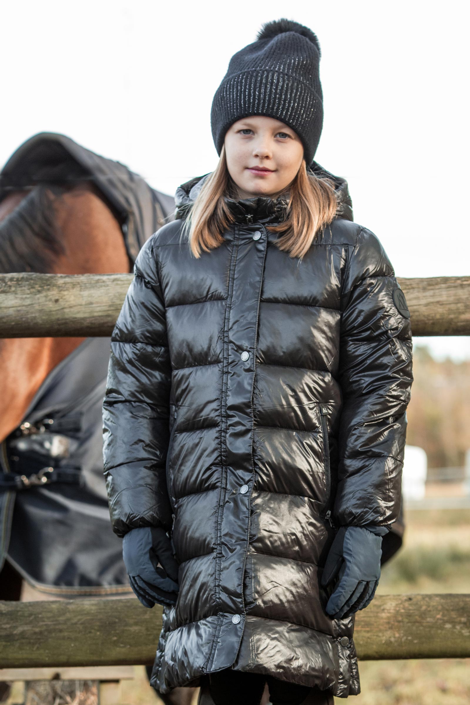 Mountain Horse Irma manteau long matelass&eacute; pour enfants
