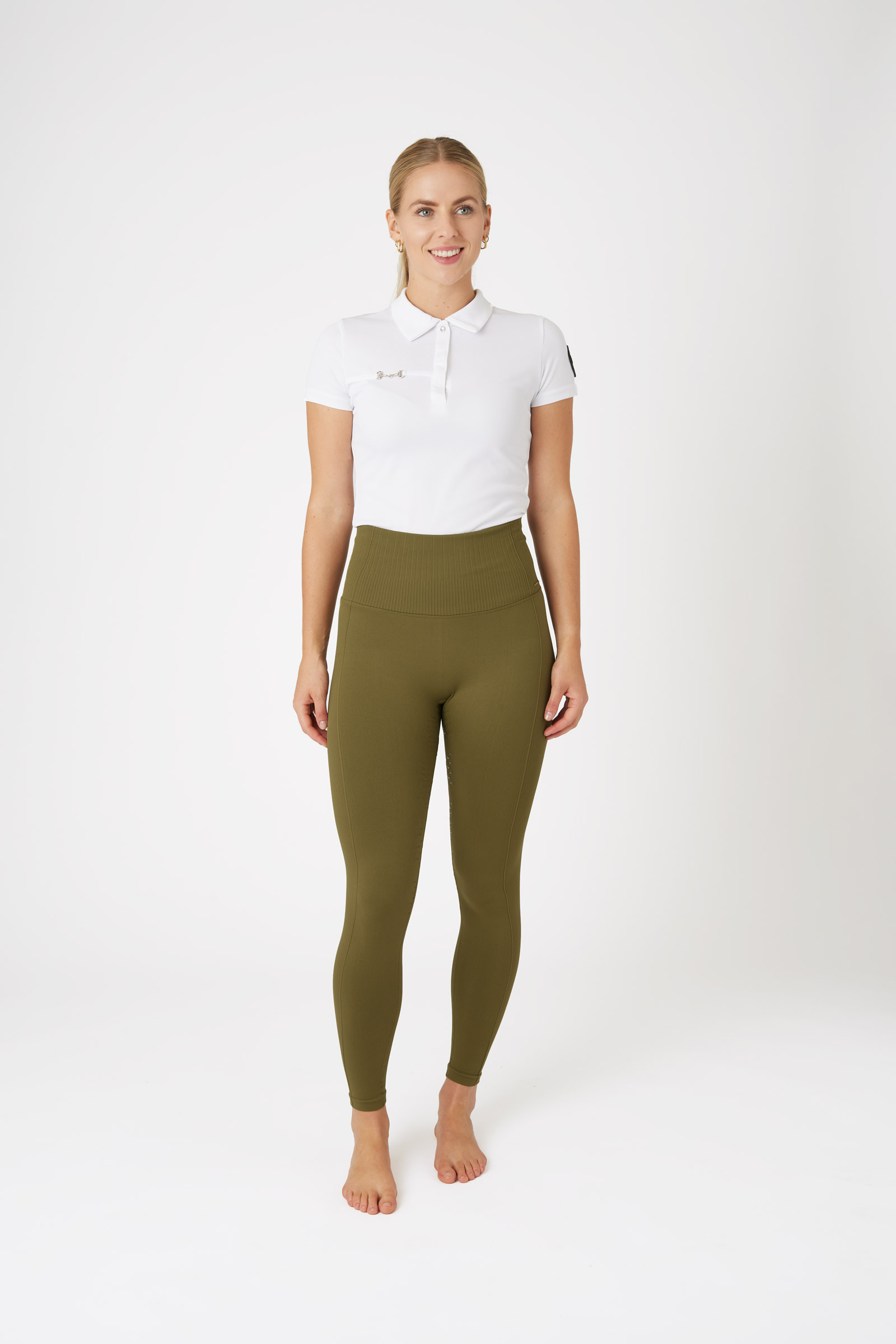 Leggings d'&eacute;quitation thermiques sans coutures Horze Melissa, femme