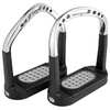 Sprenger Flexcite Grip Stirrups, SS 4.3/4 With Metal Pad