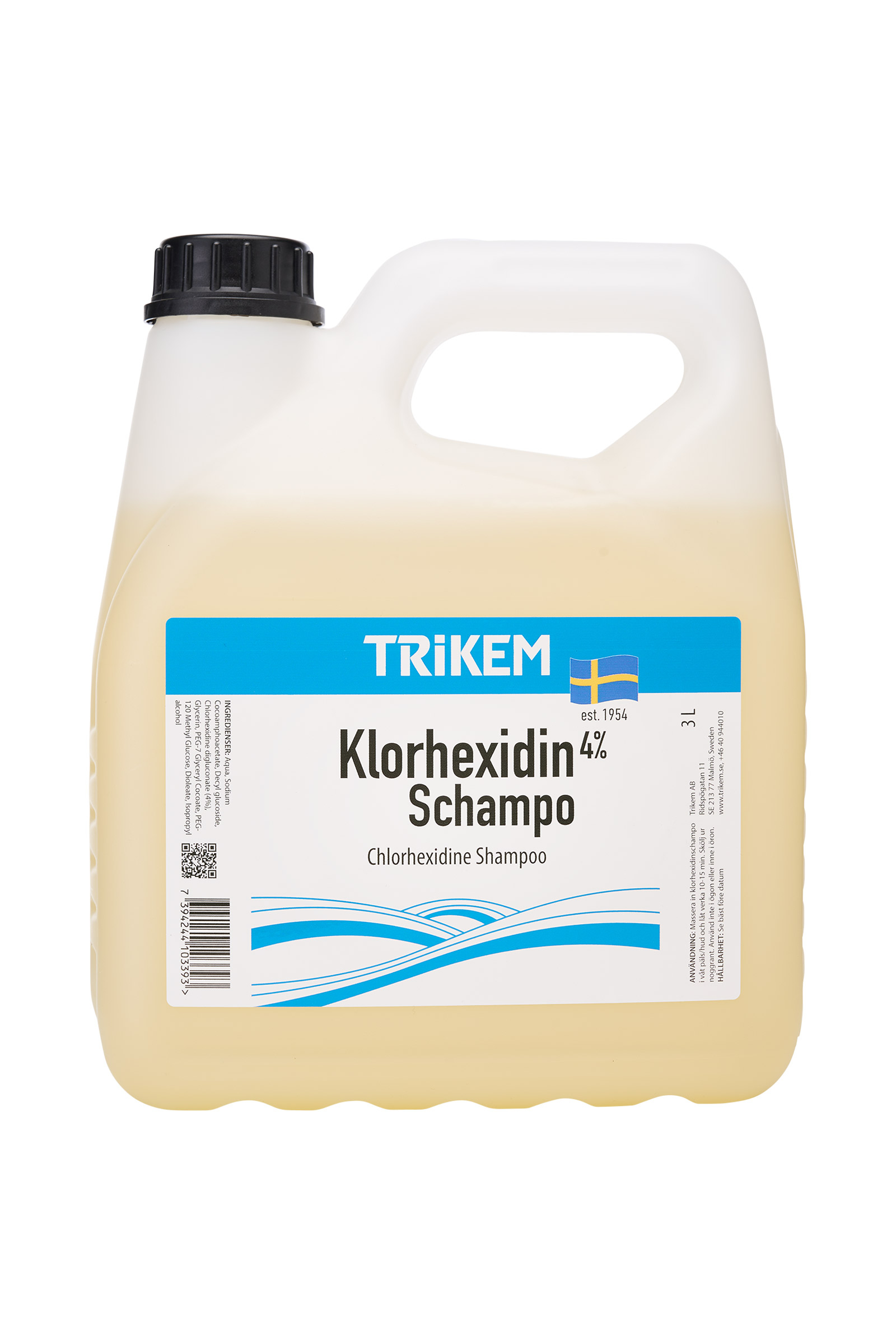 Trikem Shampooing Chlorhexidine, 3 litres