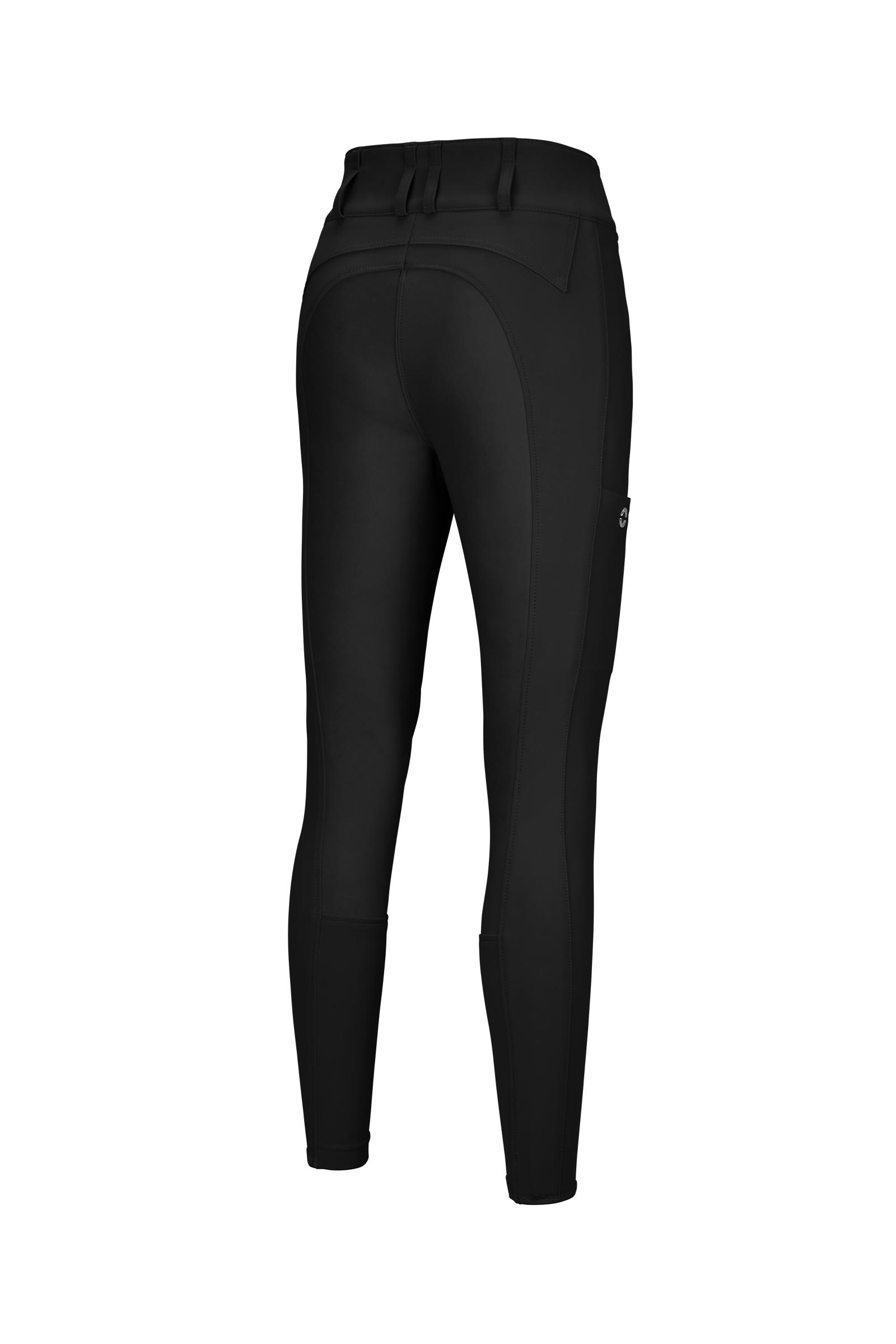 Black Pikeur New Candela FFL Pantalon d&rsquo;&eacute;quitation femme taille haute fond int&eacute;gral