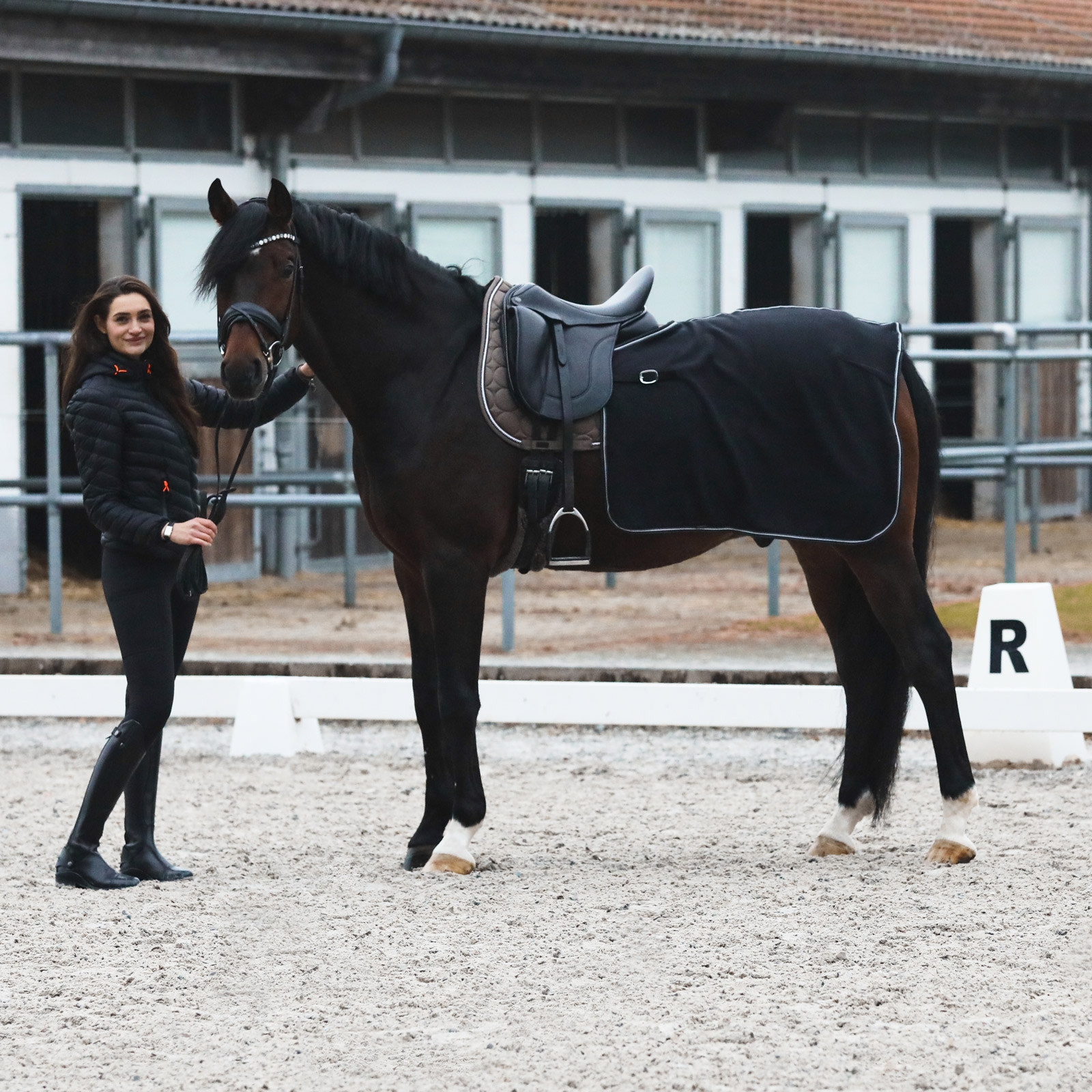 Couvre-reins couverture polaire Horze Kiel