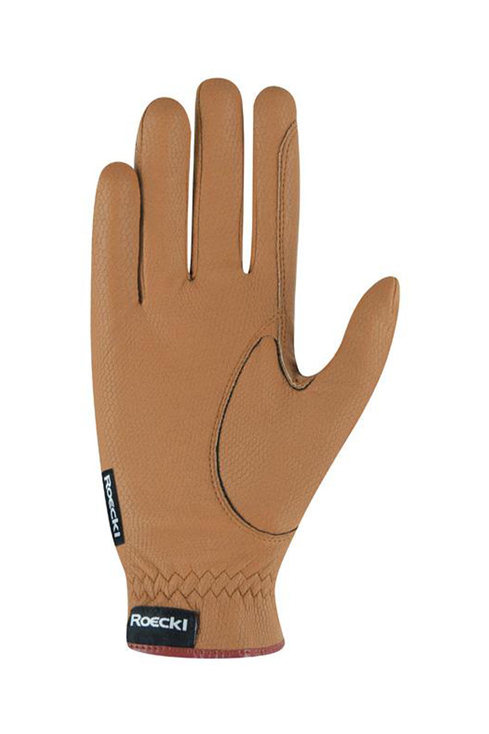 Light Brown Roeckl Roeck Grip gants d&rsquo;&eacute;quitation durables