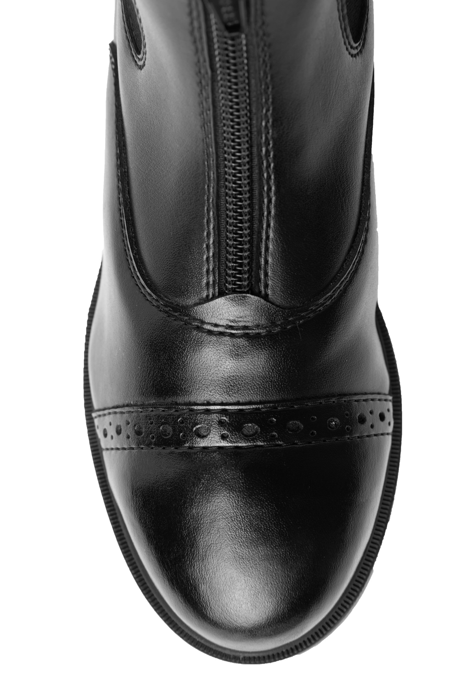 Bottines d'hiver jodhpur Horze Wexford à fermeture éclair sur le devant avec fausse fourrure, enfant