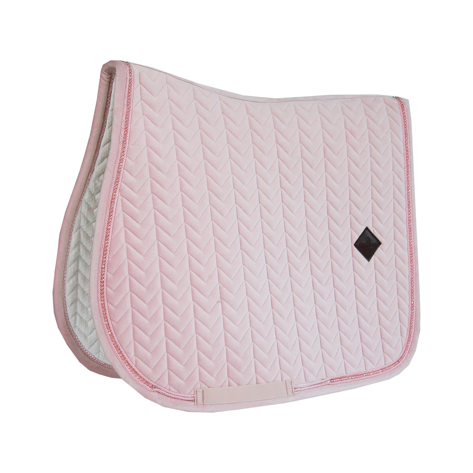 Raspberry Pink Kentucky Horsewear Velvet Pearls Tapis de selle mixte