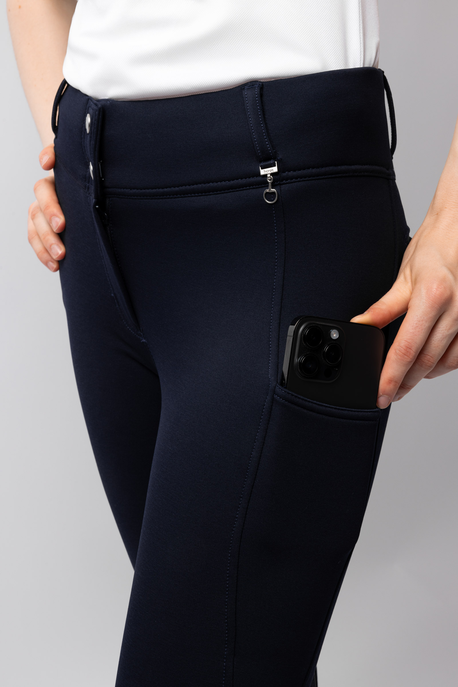 Horze Mira pantalon d&rsquo;&eacute;quitation thermique femme full grip