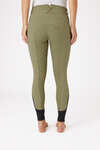 Pantalon d'&eacute;quitation taille haute fond int&eacute;gral silicone grip Horze, femme
