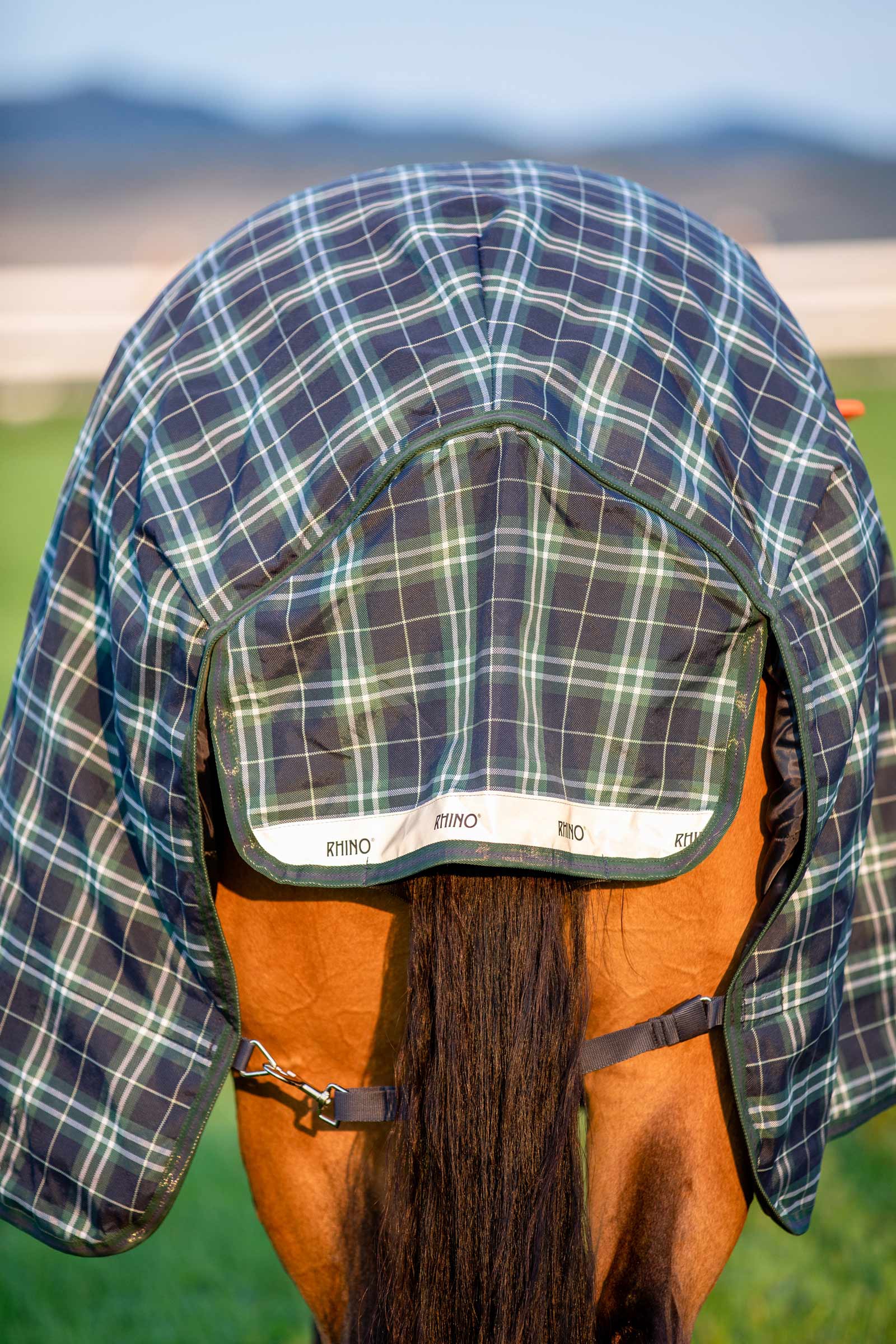 Horseware Rhino Wug Vari-Layer Couverture d'extérieur avec haut col, 250g