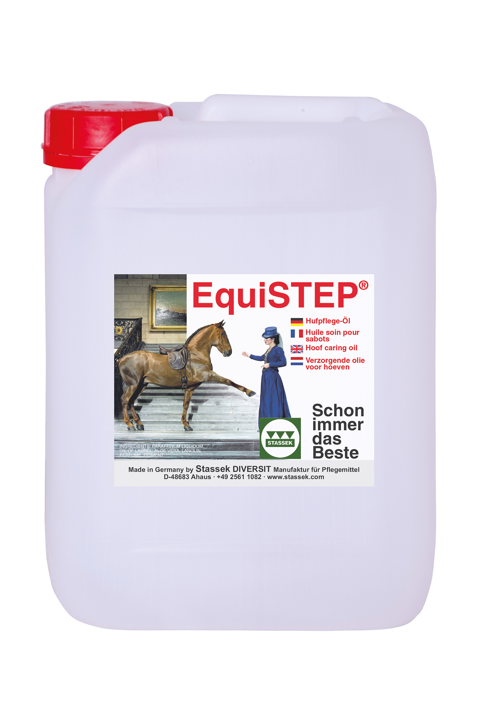 Stassek EquiSTEP Hoof Oil Canister, 5 liters