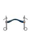 Mors de bride Trust Equestrian Acier Doux Bleu Salivant Fixe L'Hotte Passage de Langue medium