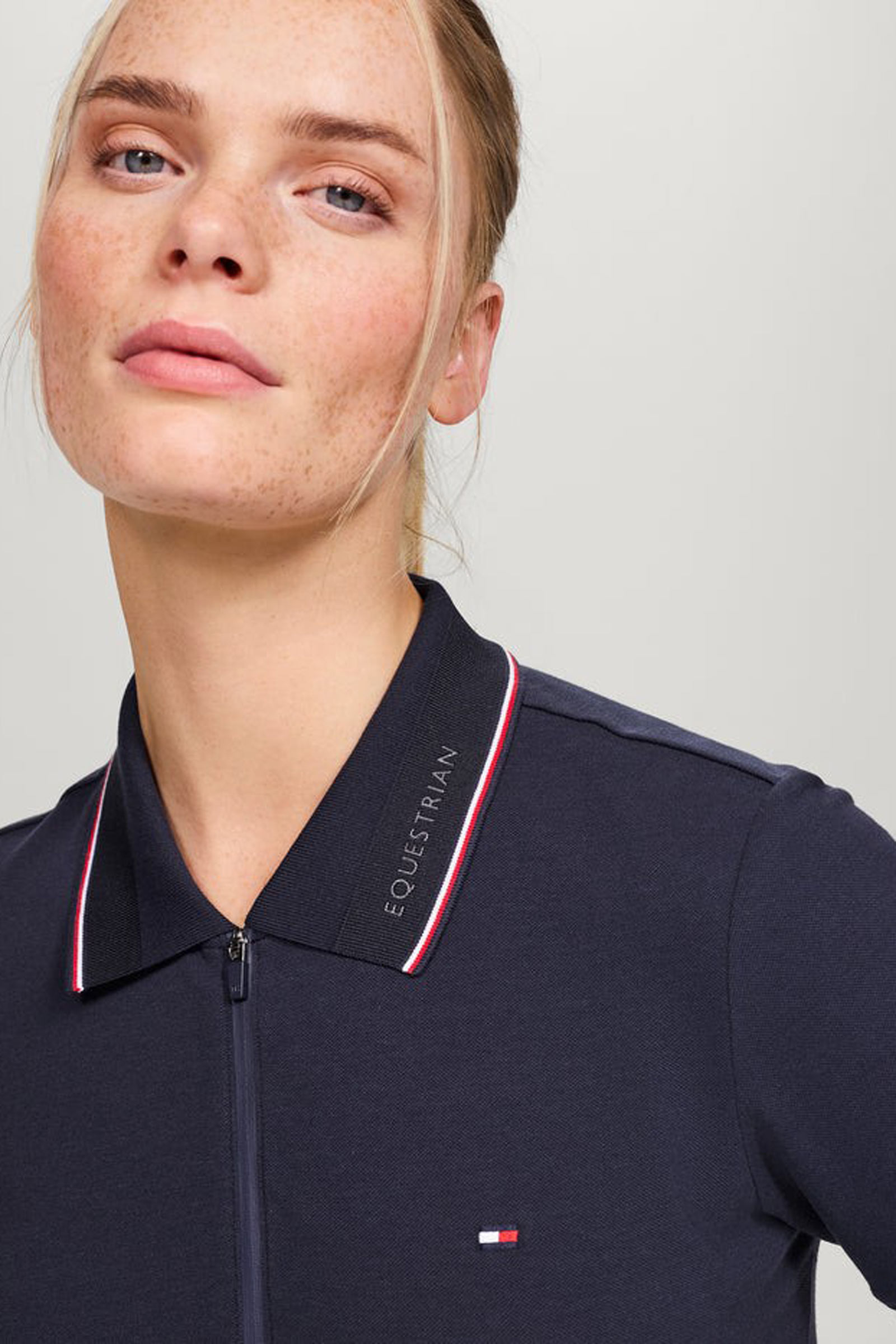 Tommy Hilfiger Equestrian Camden polo zippé pour femme