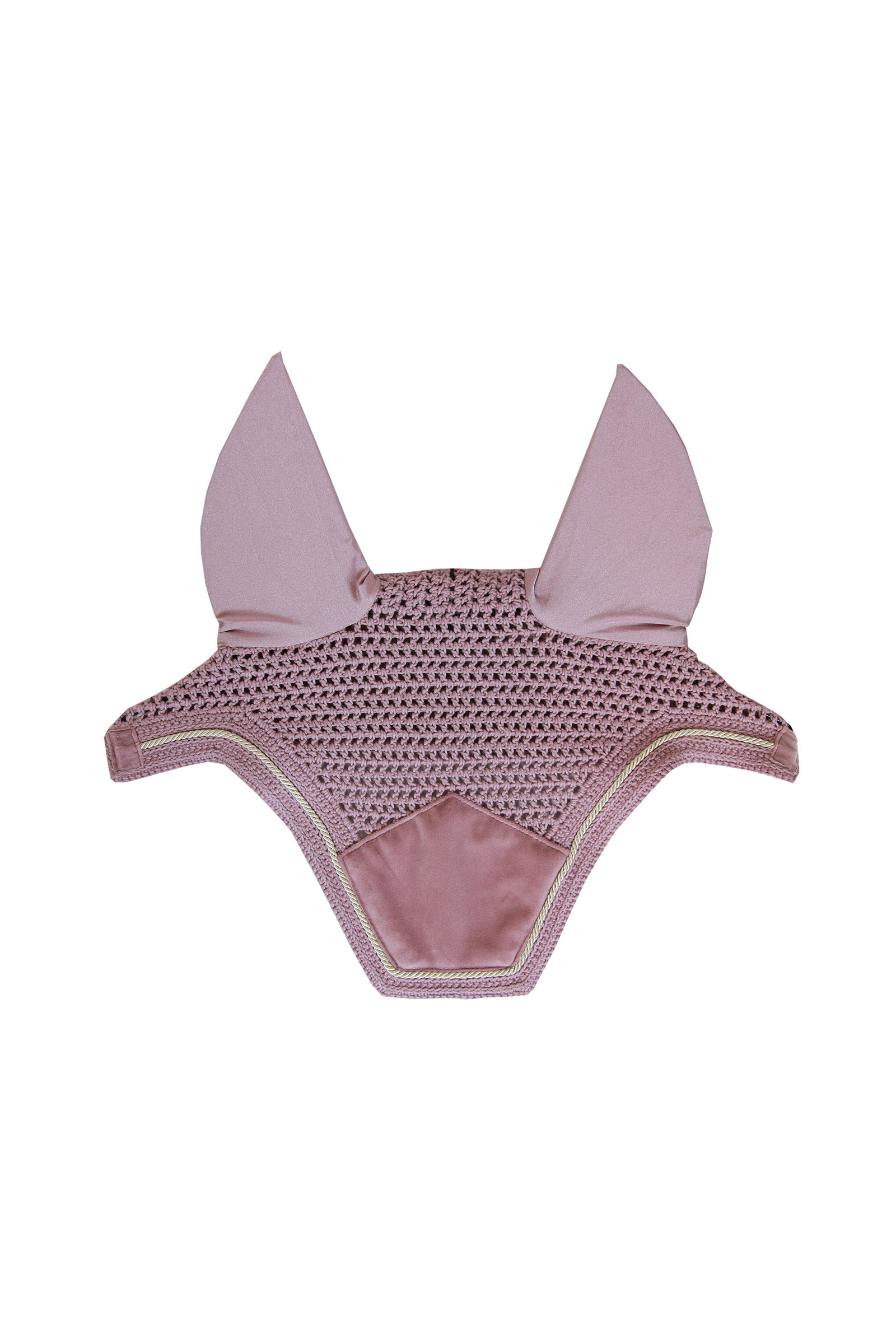 Old Rose Pink Kentucky Horsewear bonnet anti-mouches Wellington Velvet  