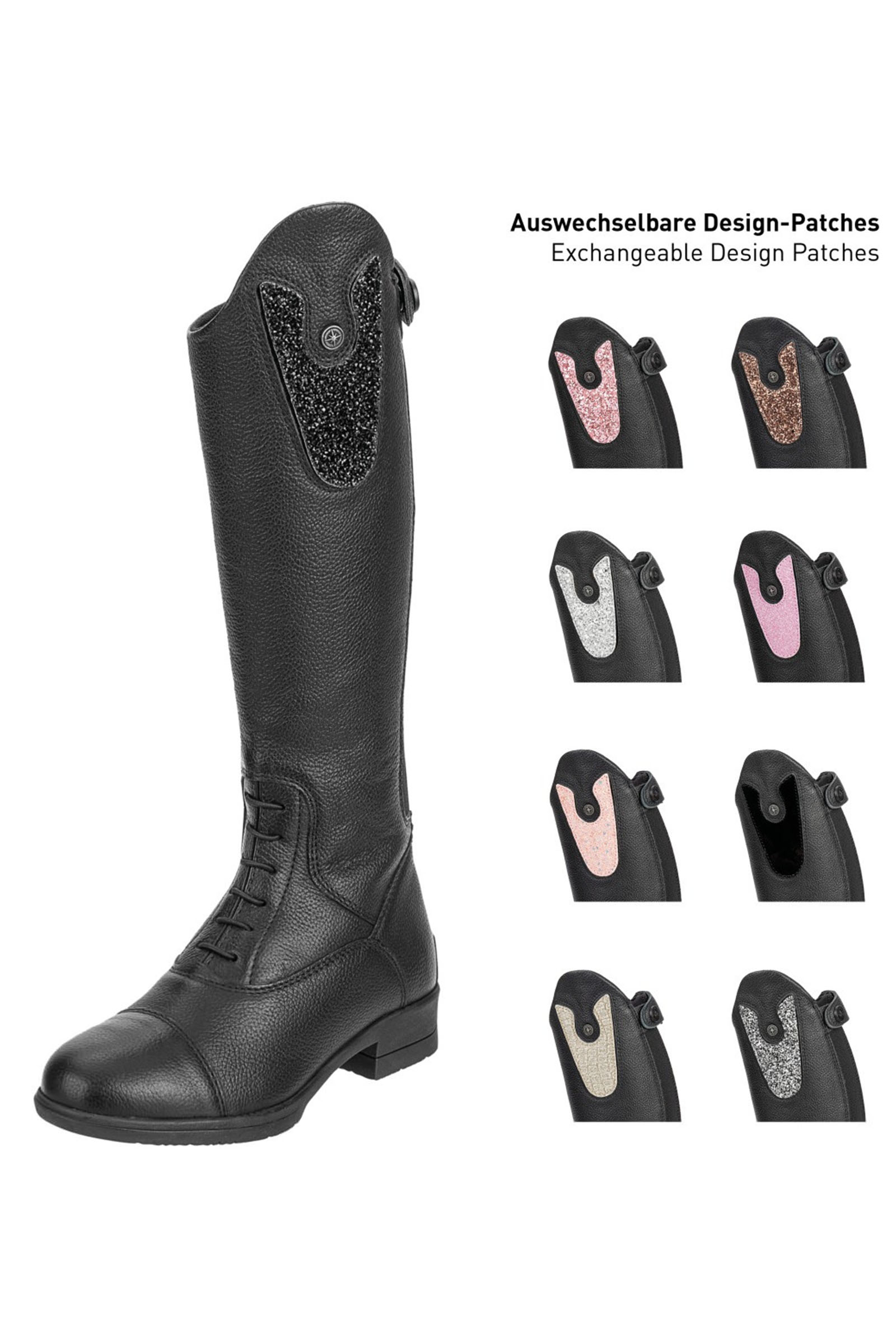 Suedwind Footwear Nova Fun Convertible bottes d’équitation en cuir pour enfants
