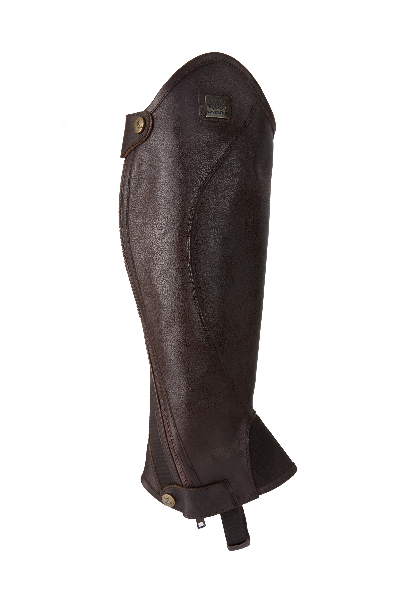Marron fonc&eacute; Mini-Chaps en cuir B Vertigo Cosmos