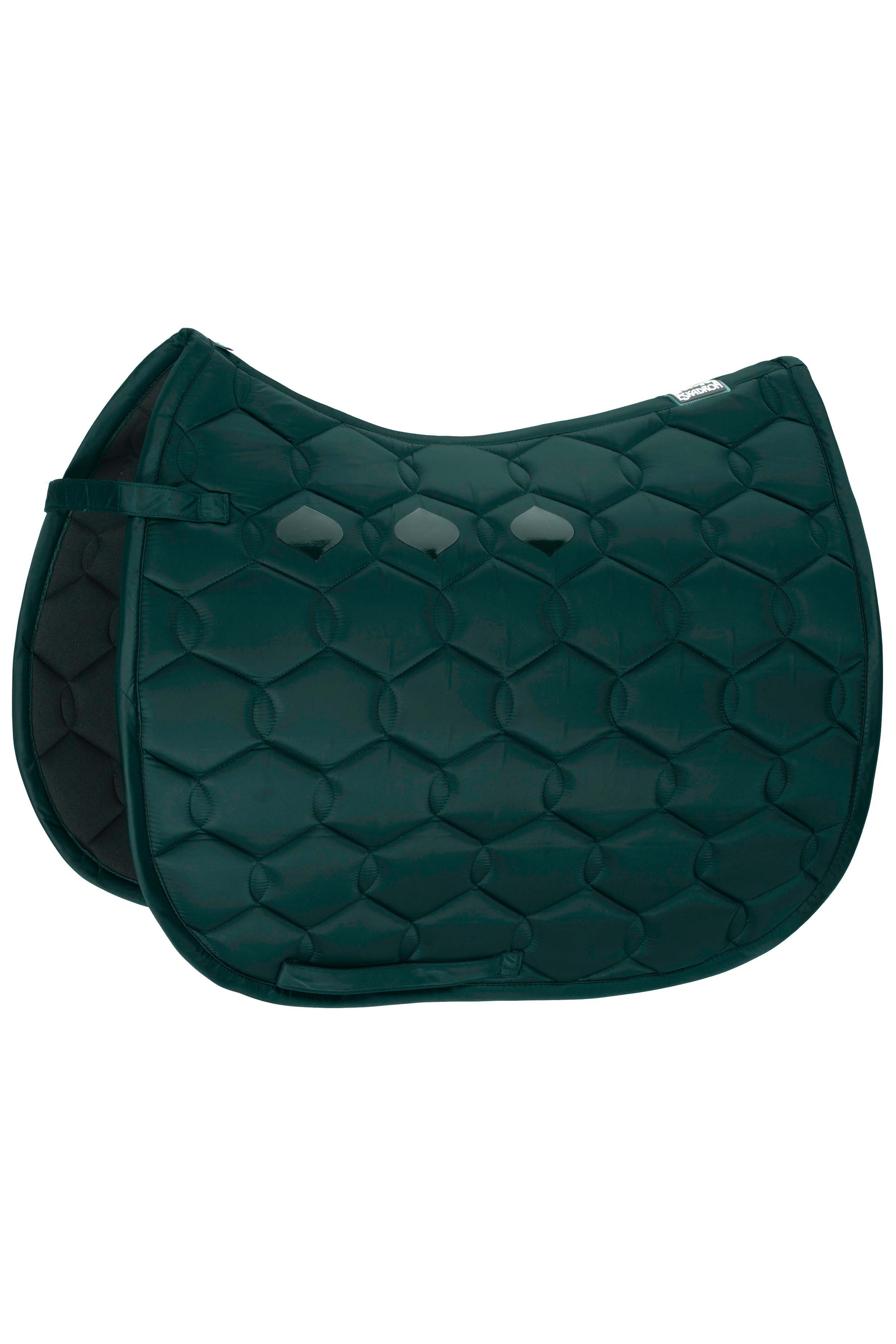 Racing Green Tapis de selle de dressage Brillant Vague Eskadron