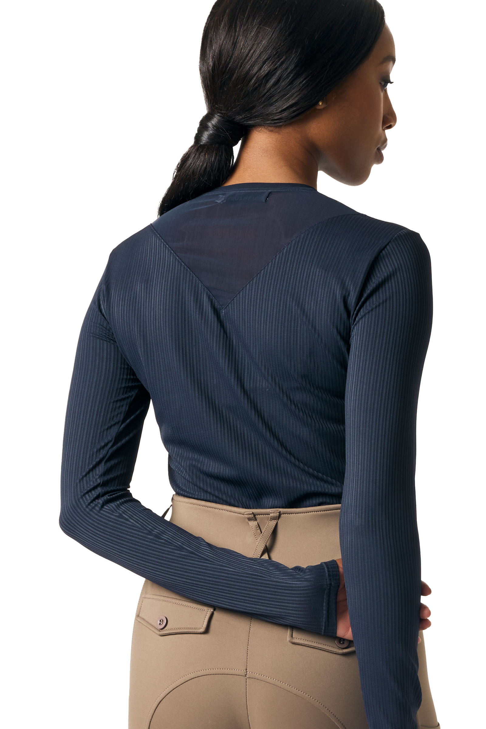 PS of Sweden Leandra L/S Haut en Mesh Ray&eacute;