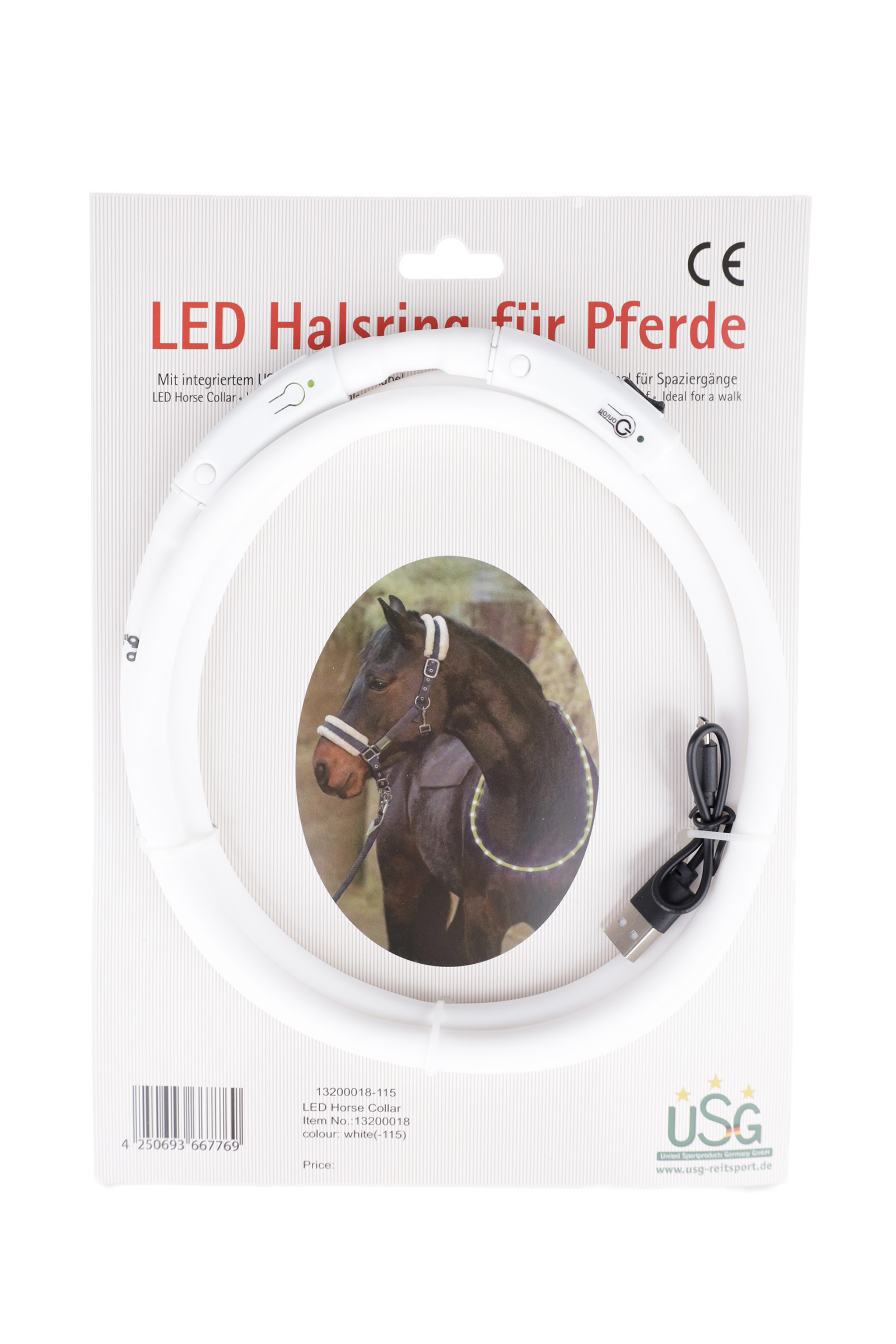 WH/AB Collier de cheval USG LED