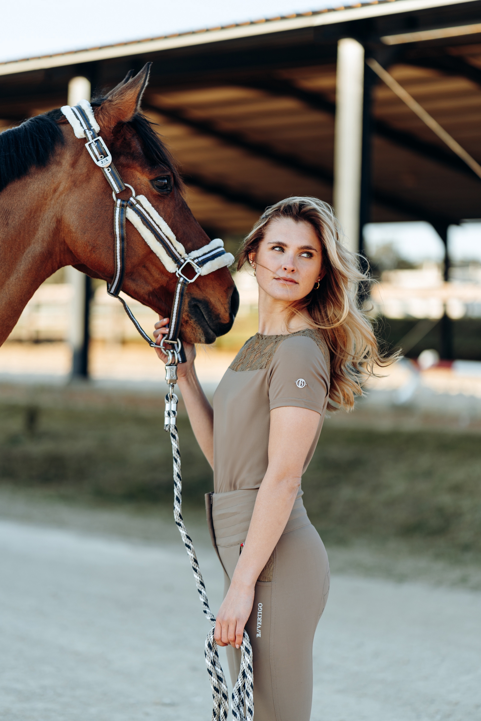 Licol B Vertigo Cameron avec fausse fourrure