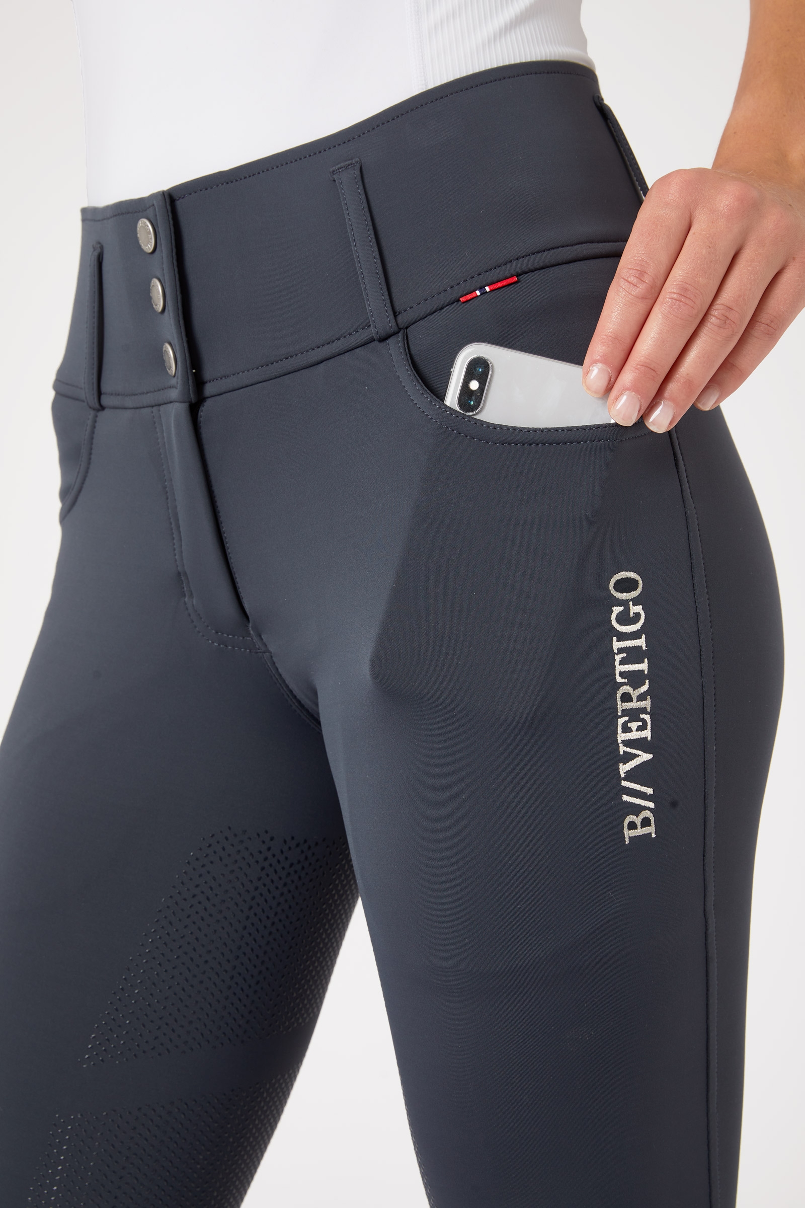 B Vertigo Meghan pantalon d&rsquo;&eacute;quitation femme taille haute avec fond int&eacute;gral