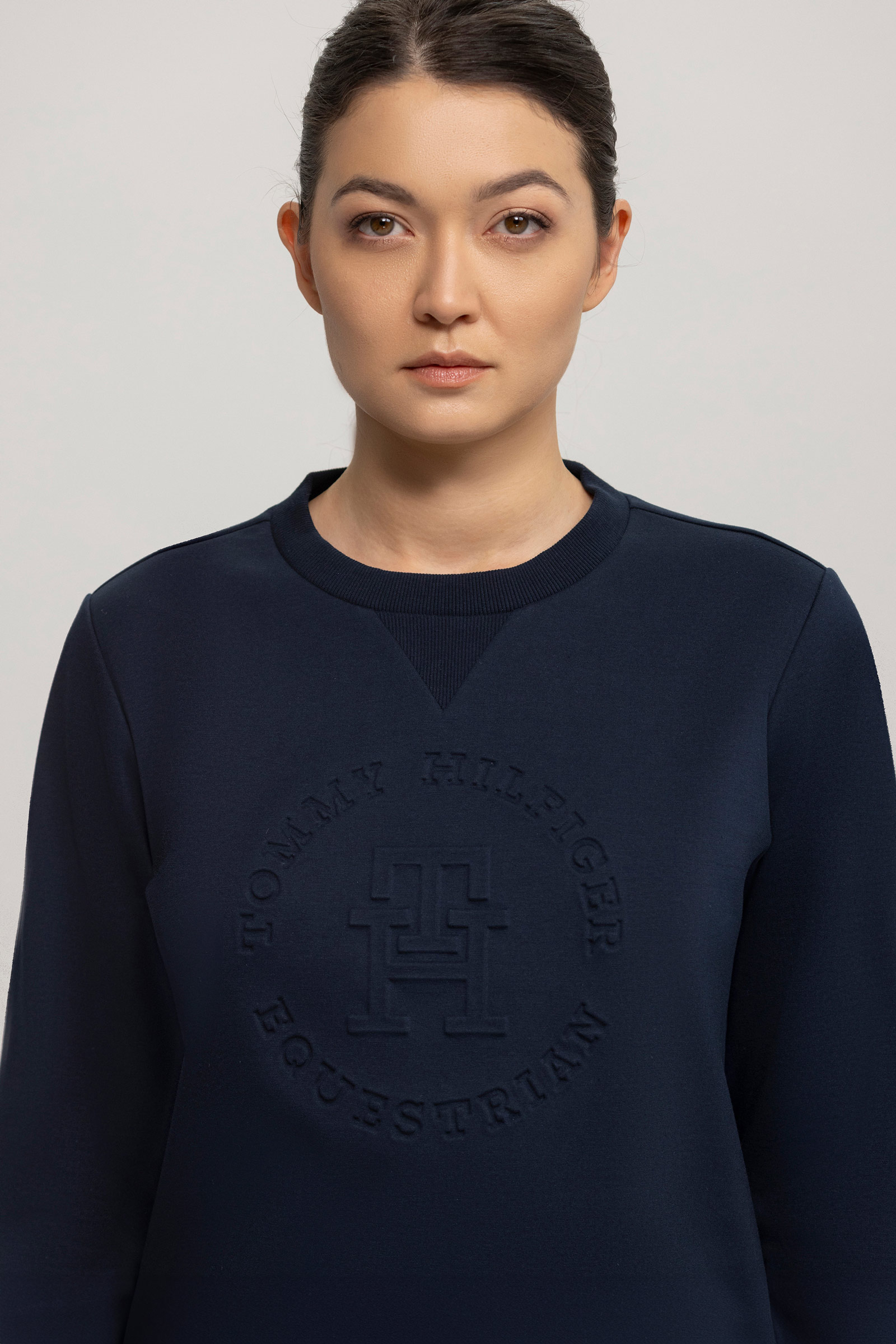 Tommy Hilfiger Equestrian Illinois sweatshirt femme avec imprimé graphique