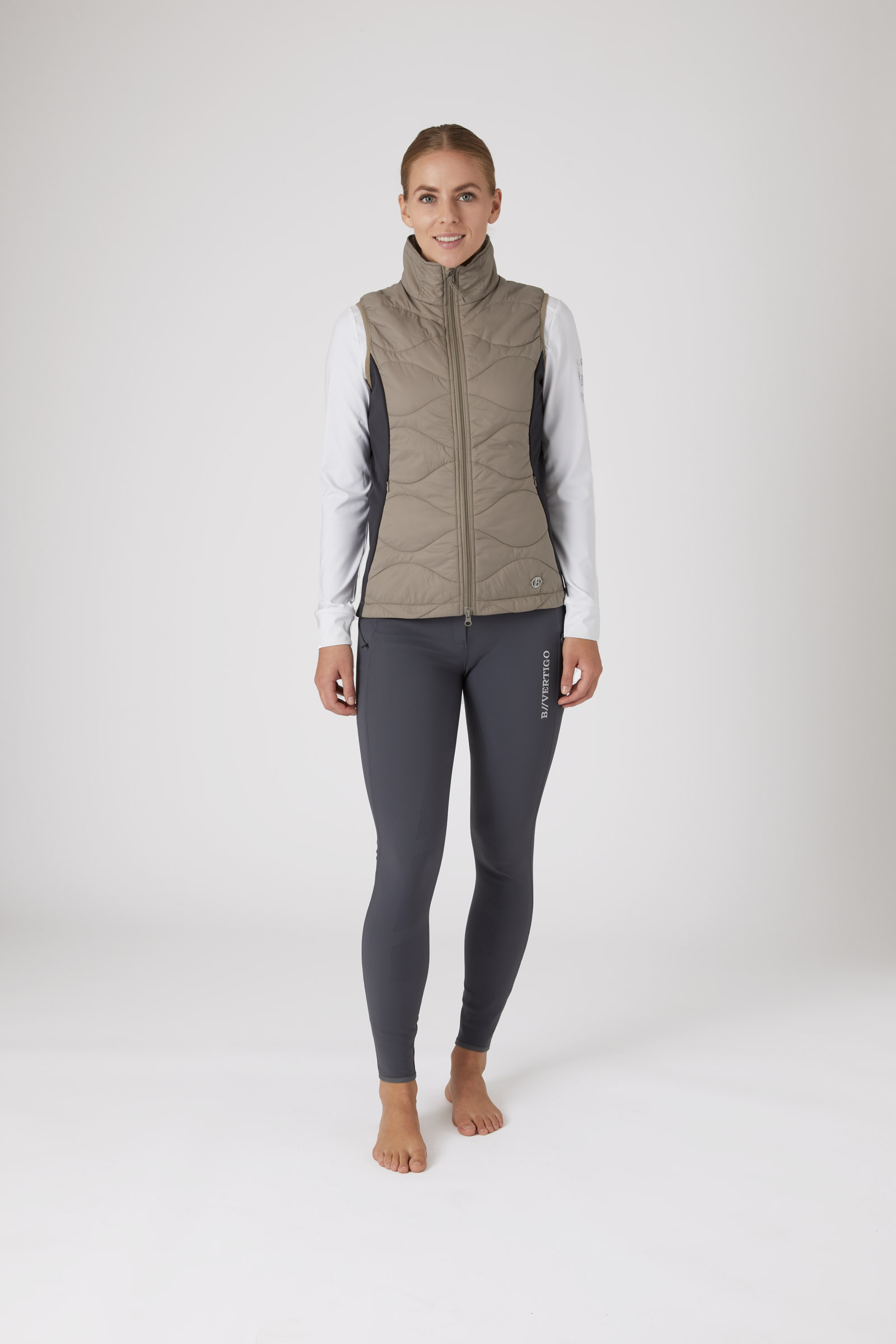 Gilet d'&eacute;quitation sans manches hybride B Vertigo Belle pour femme