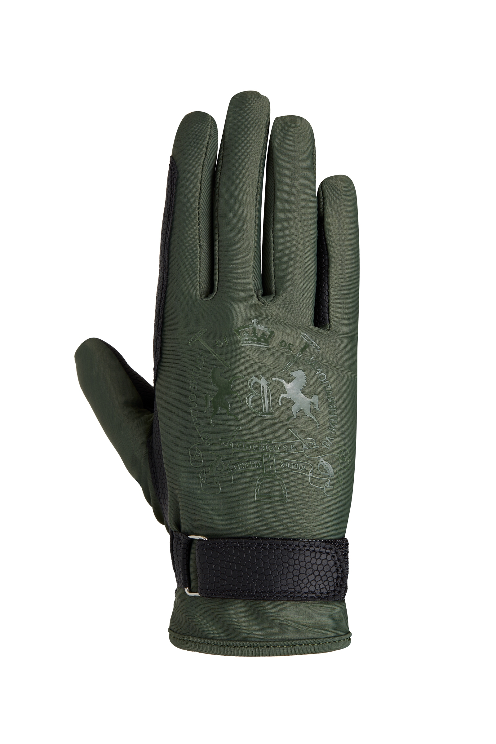 Gants d'&eacute;quitation B Vertigo Laia, femme, avec logo imprim&eacute;