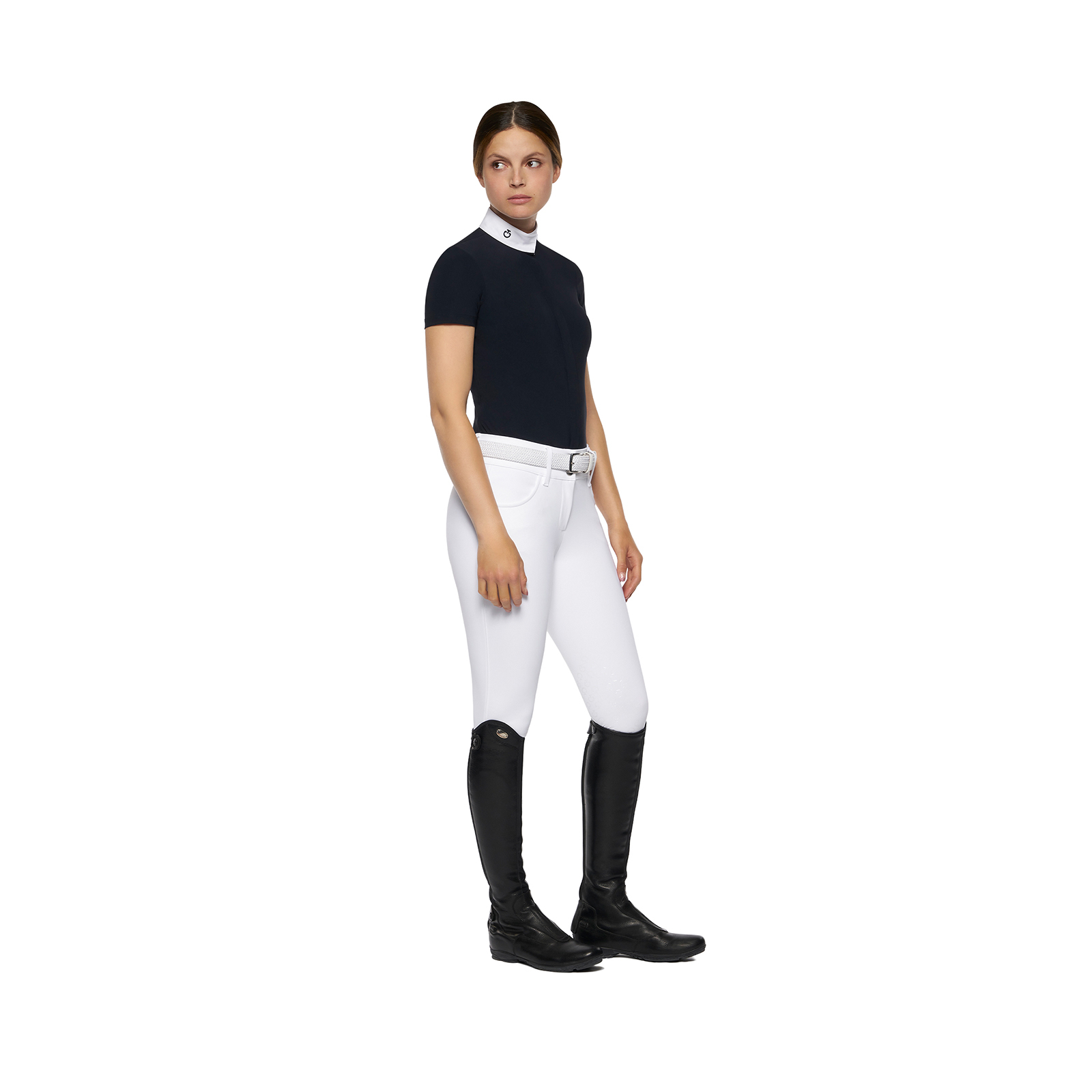 Polo de concours manches courtes Cavalleria Toscana pour femme